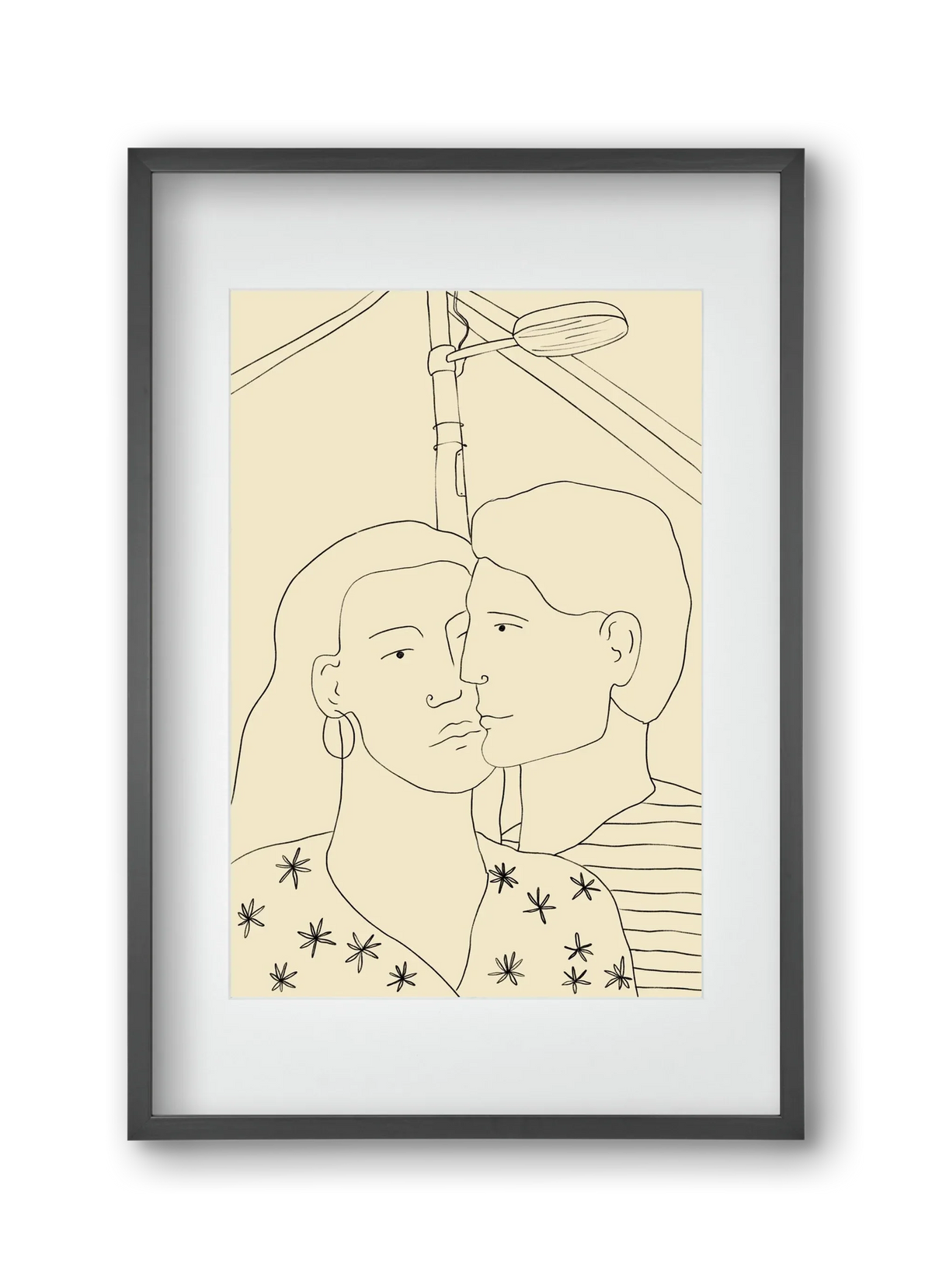 COUPLE IN LOVE UNDER A STREET SIGN - artbridge
