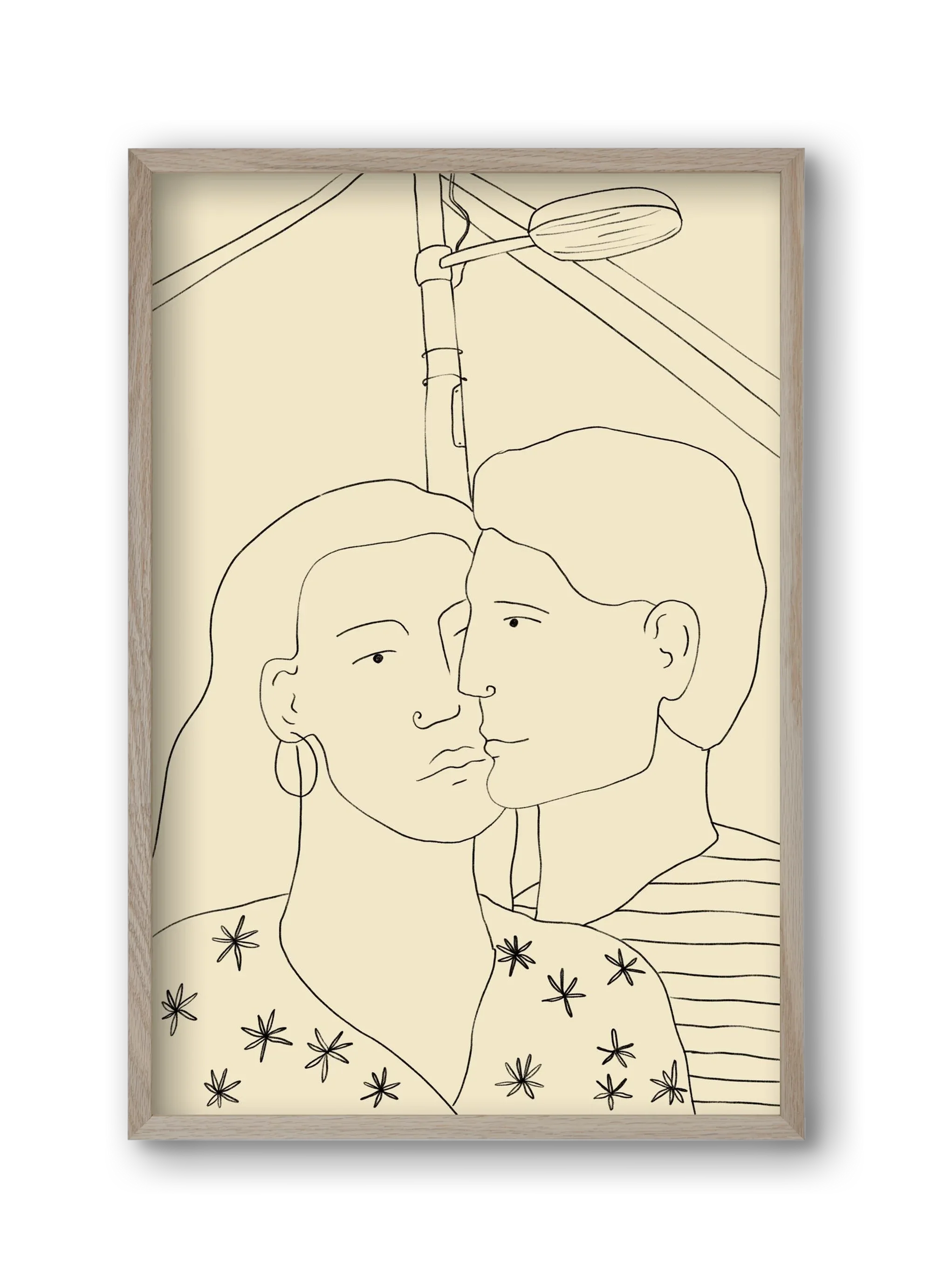 COUPLE IN LOVE UNDER A STREET SIGN - artbridge