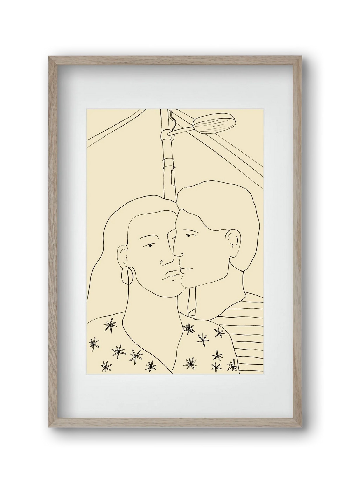 COUPLE IN LOVE UNDER A STREET SIGN - artbridge