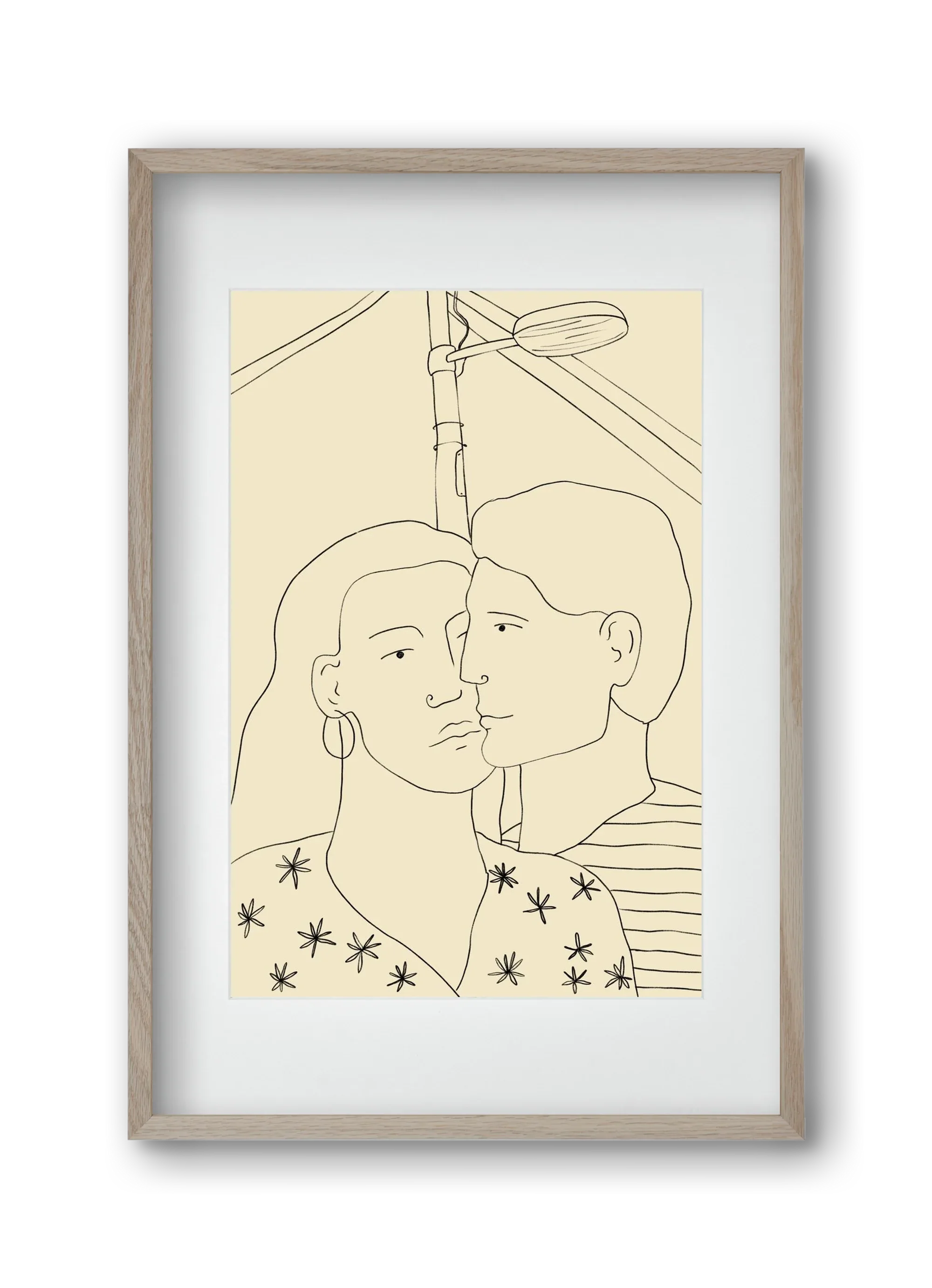 COUPLE IN LOVE UNDER A STREET SIGN - artbridge