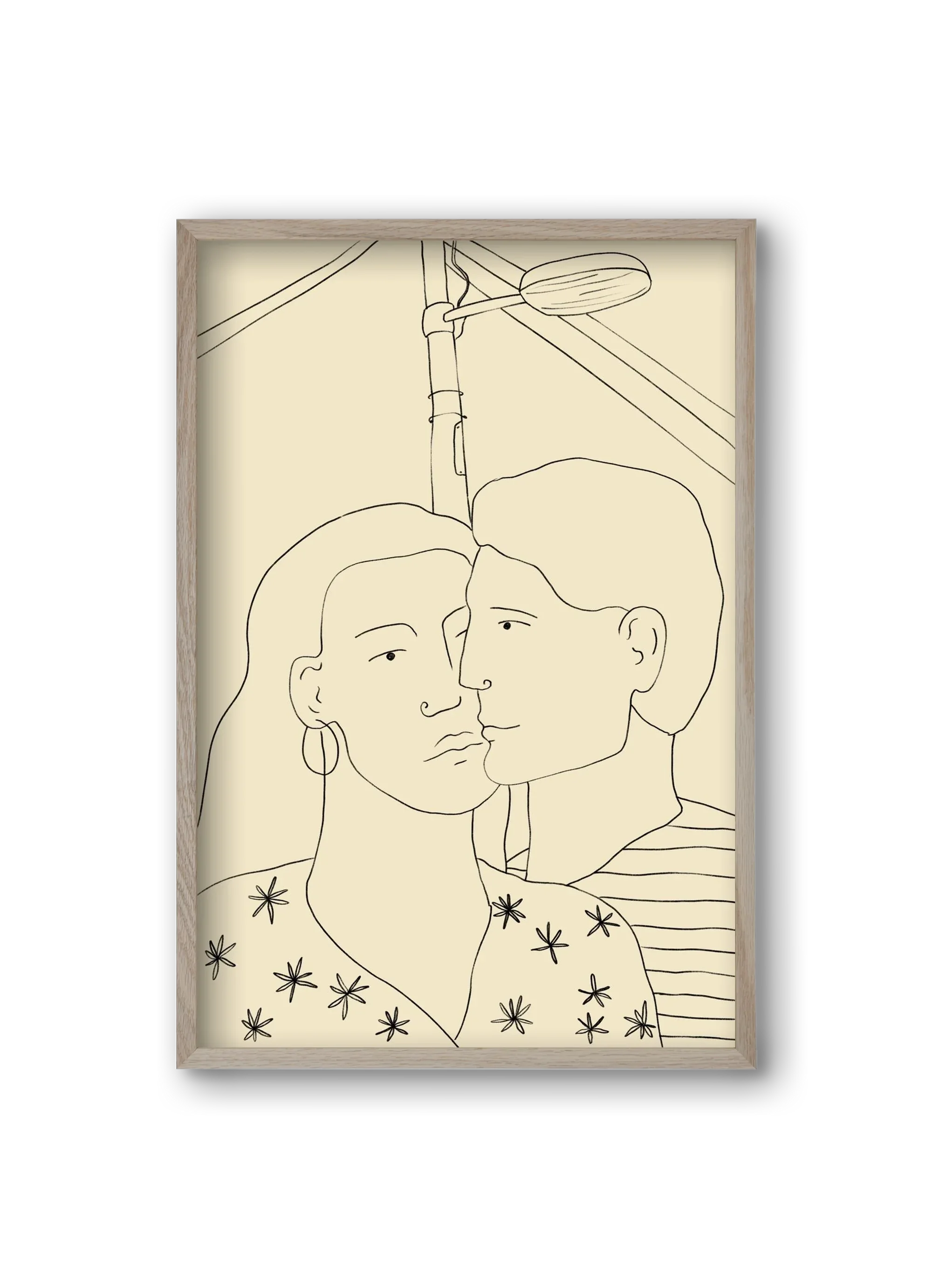 COUPLE IN LOVE UNDER A STREET SIGN - artbridge