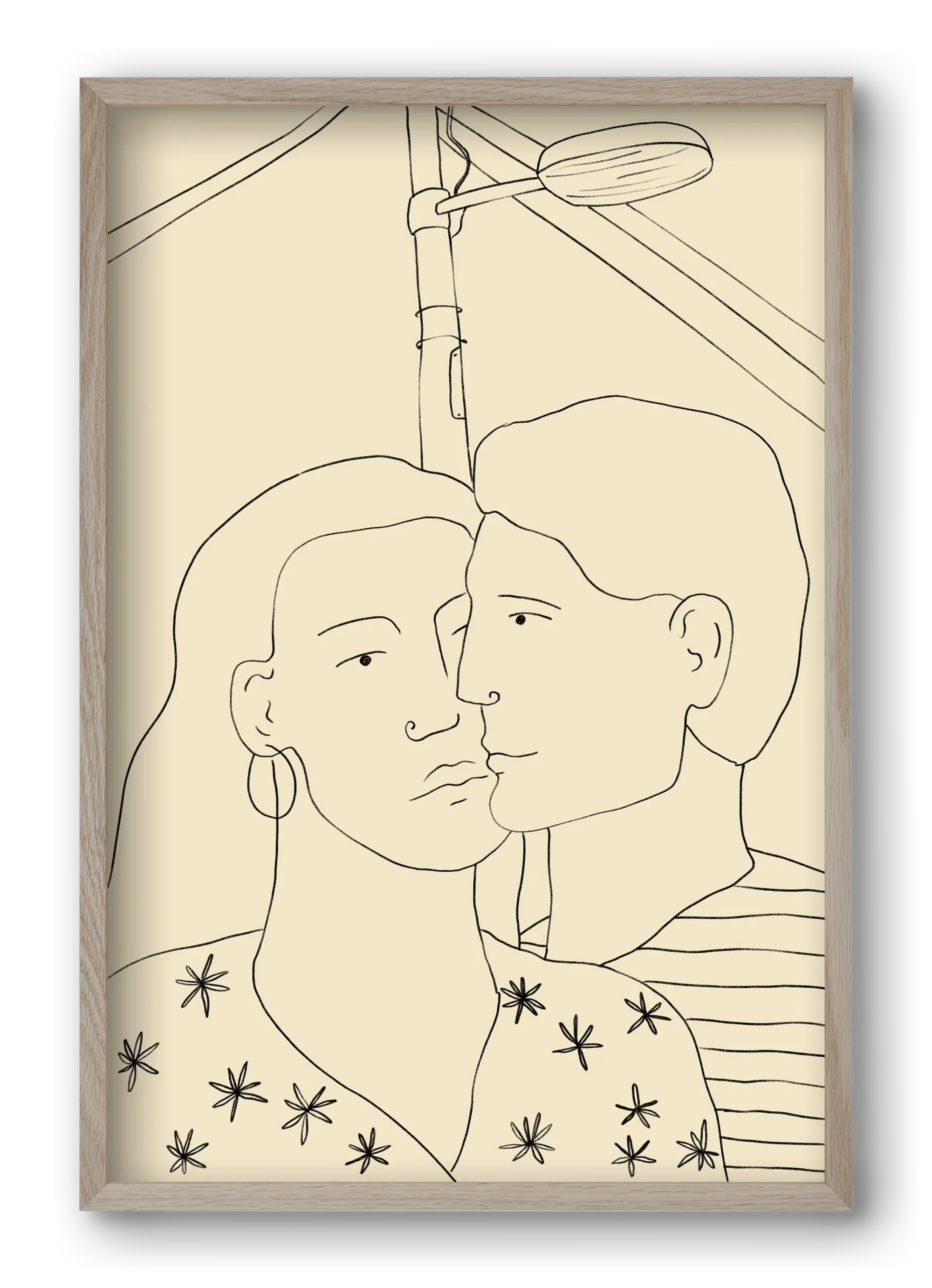 COUPLE IN LOVE UNDER A STREET SIGN - artbridge