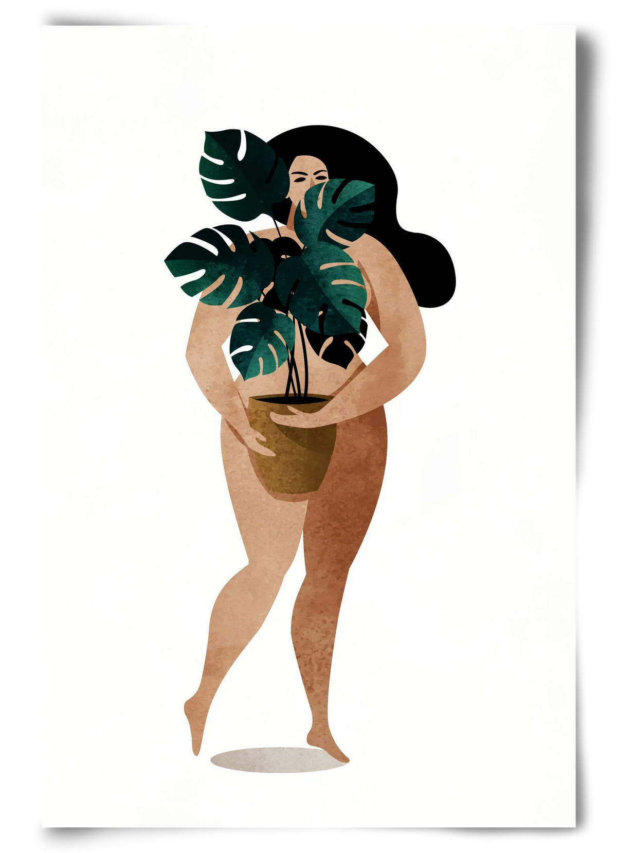 Nude With Plant - artbridge