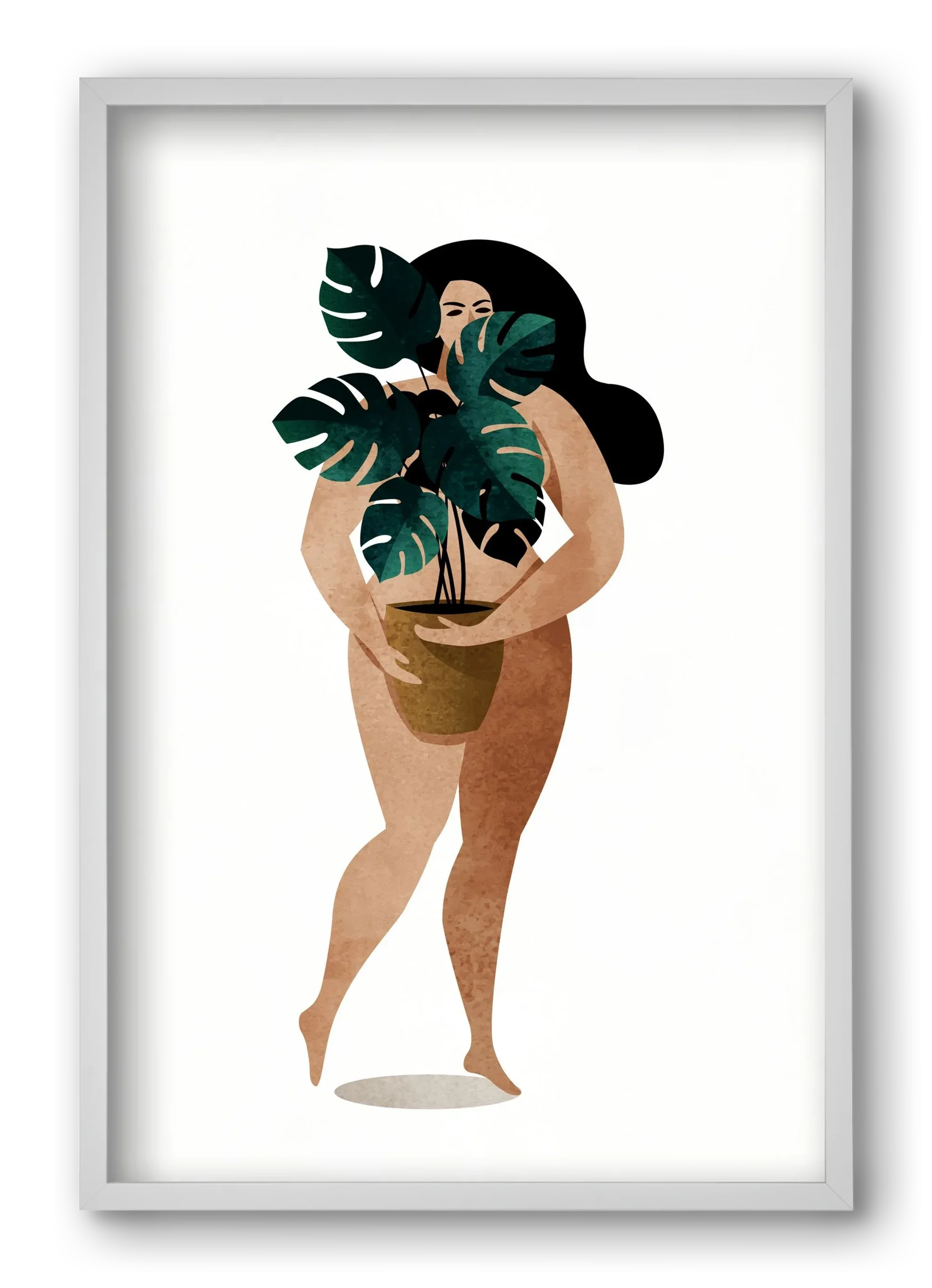 Nude With Plant - artbridge