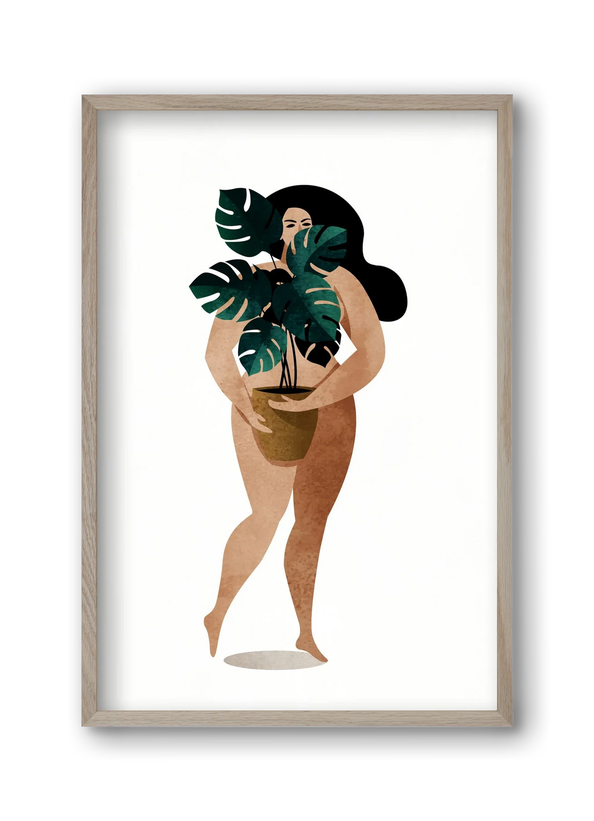 Nude With Plant - artbridge