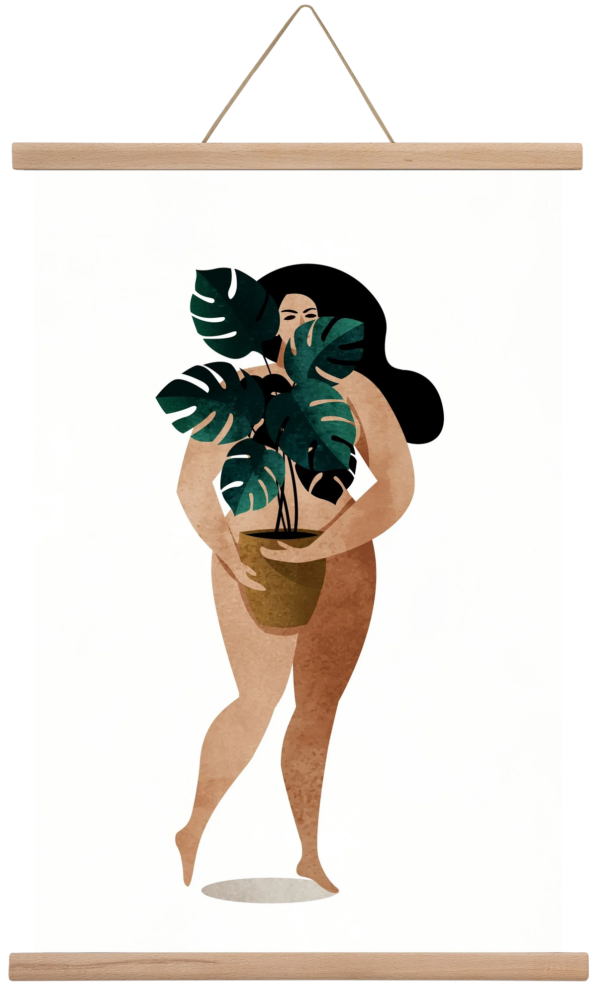 Nude With Plant - artbridge