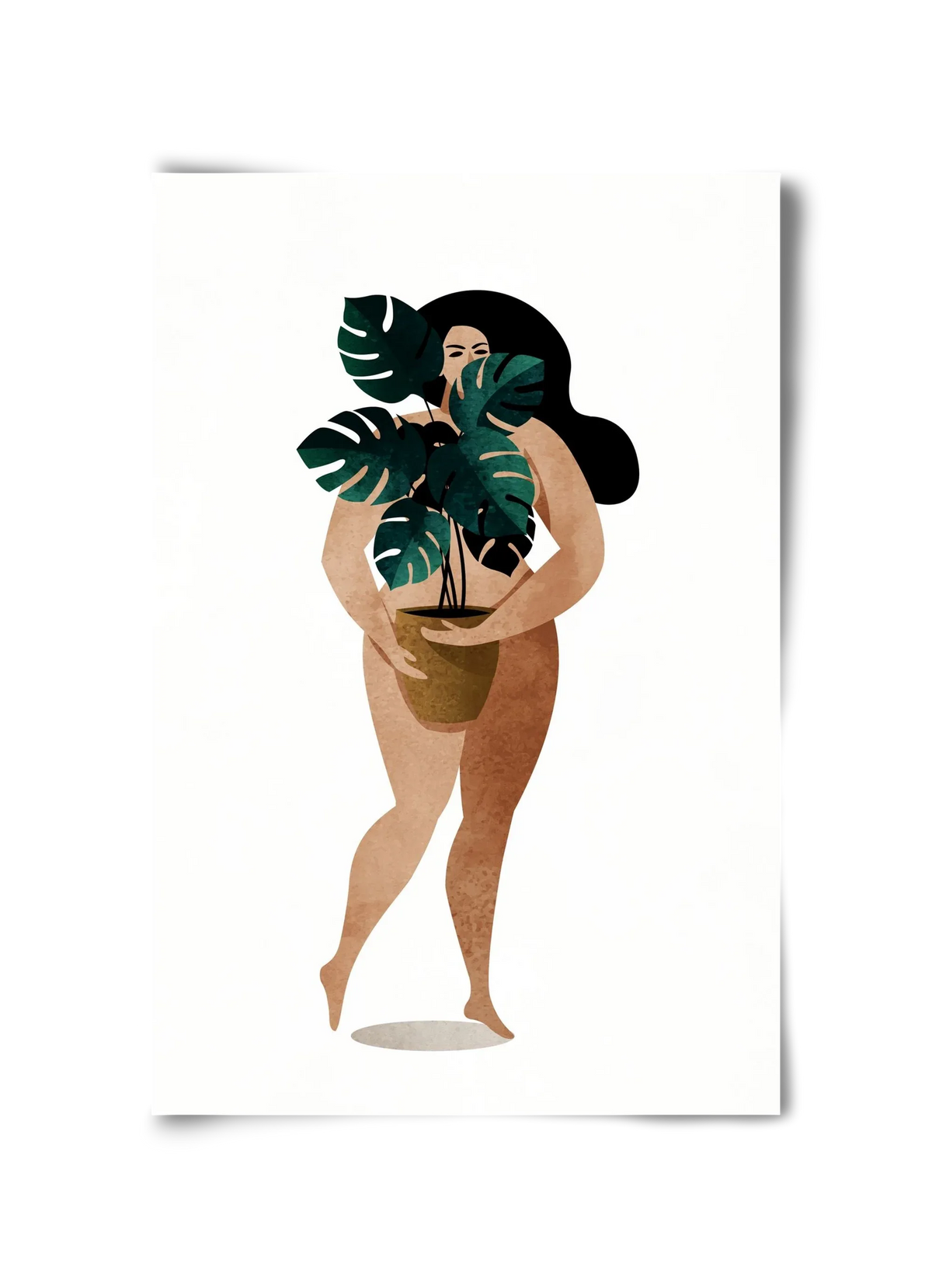 Nude With Plant - artbridge
