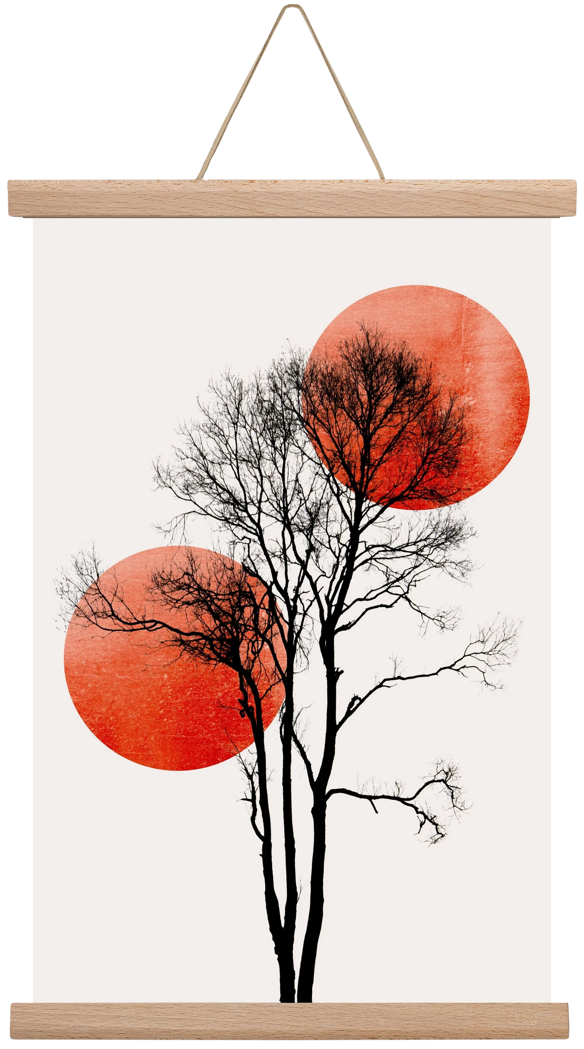 Sun and Moon hiding - artbridge