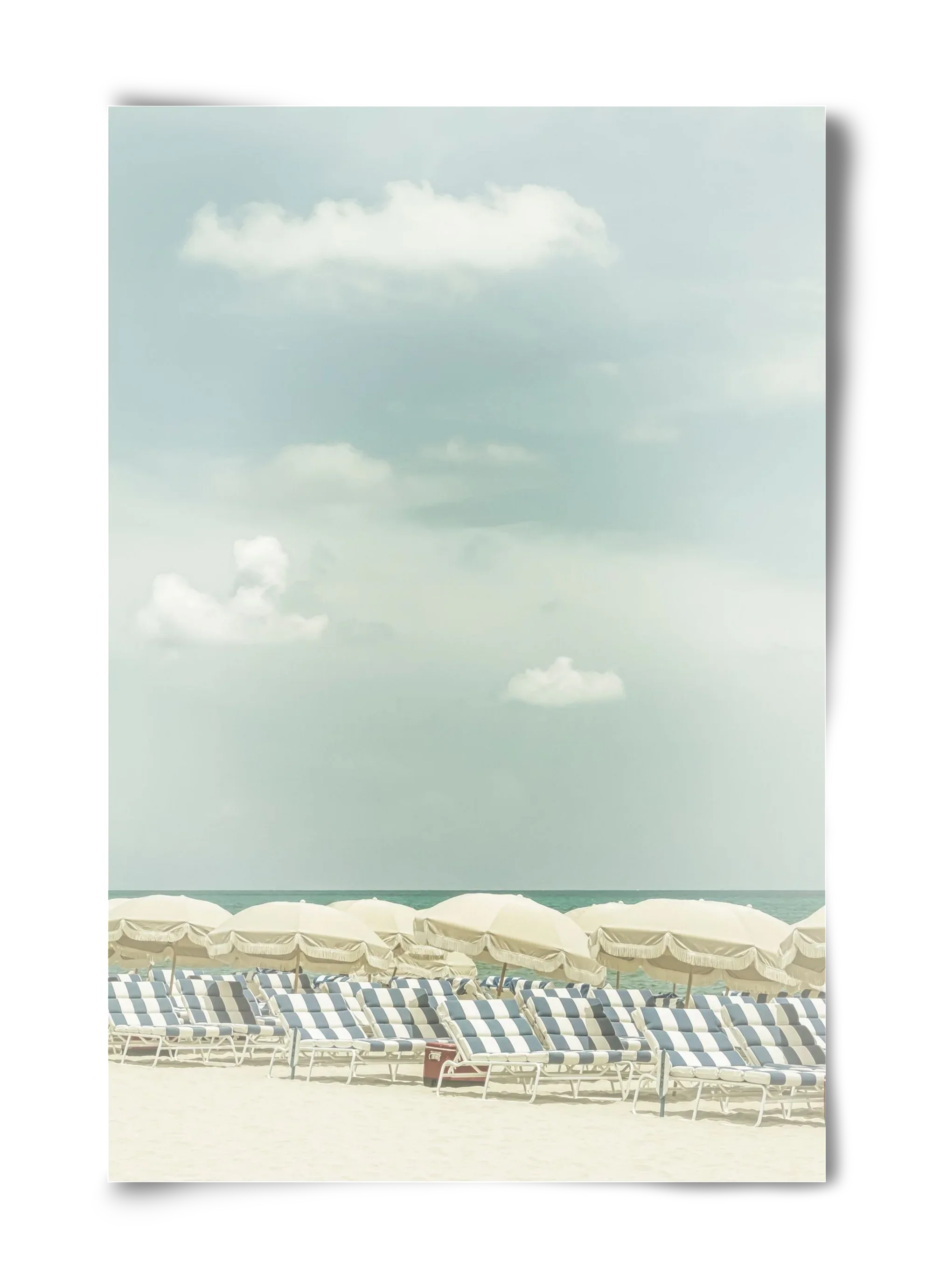 Vintage beach scene - artbridge