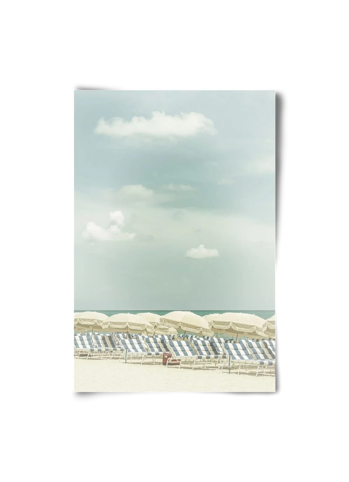 Vintage beach scene - artbridge