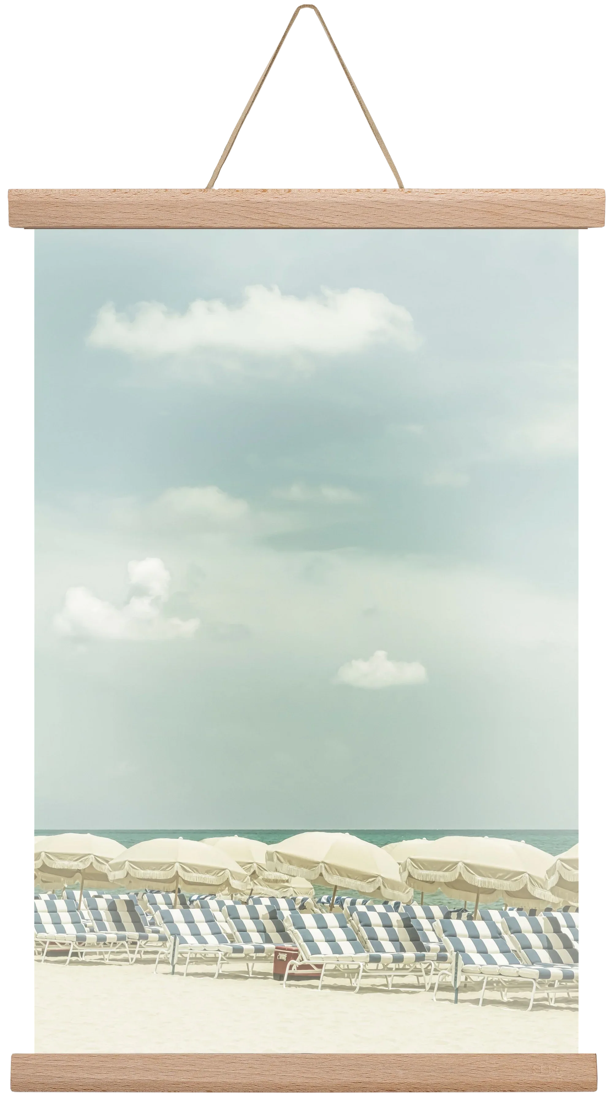 Vintage beach scene - artbridge