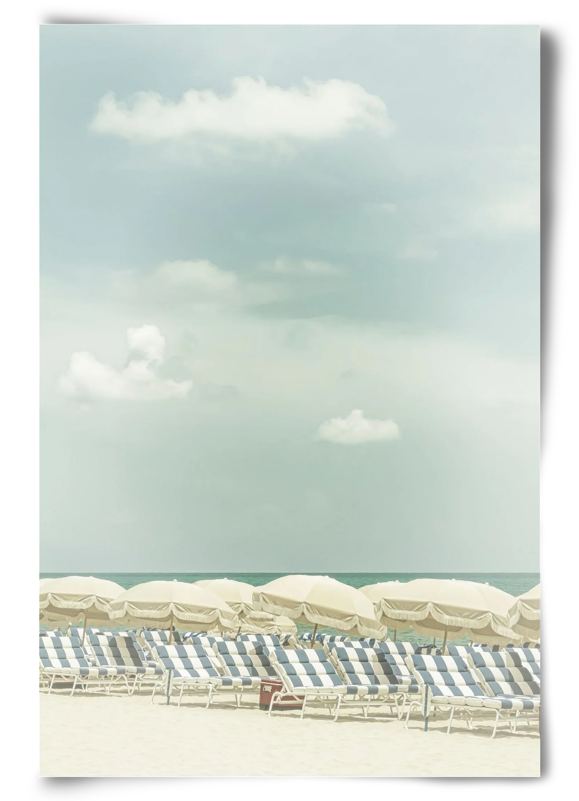 Vintage beach scene - artbridge