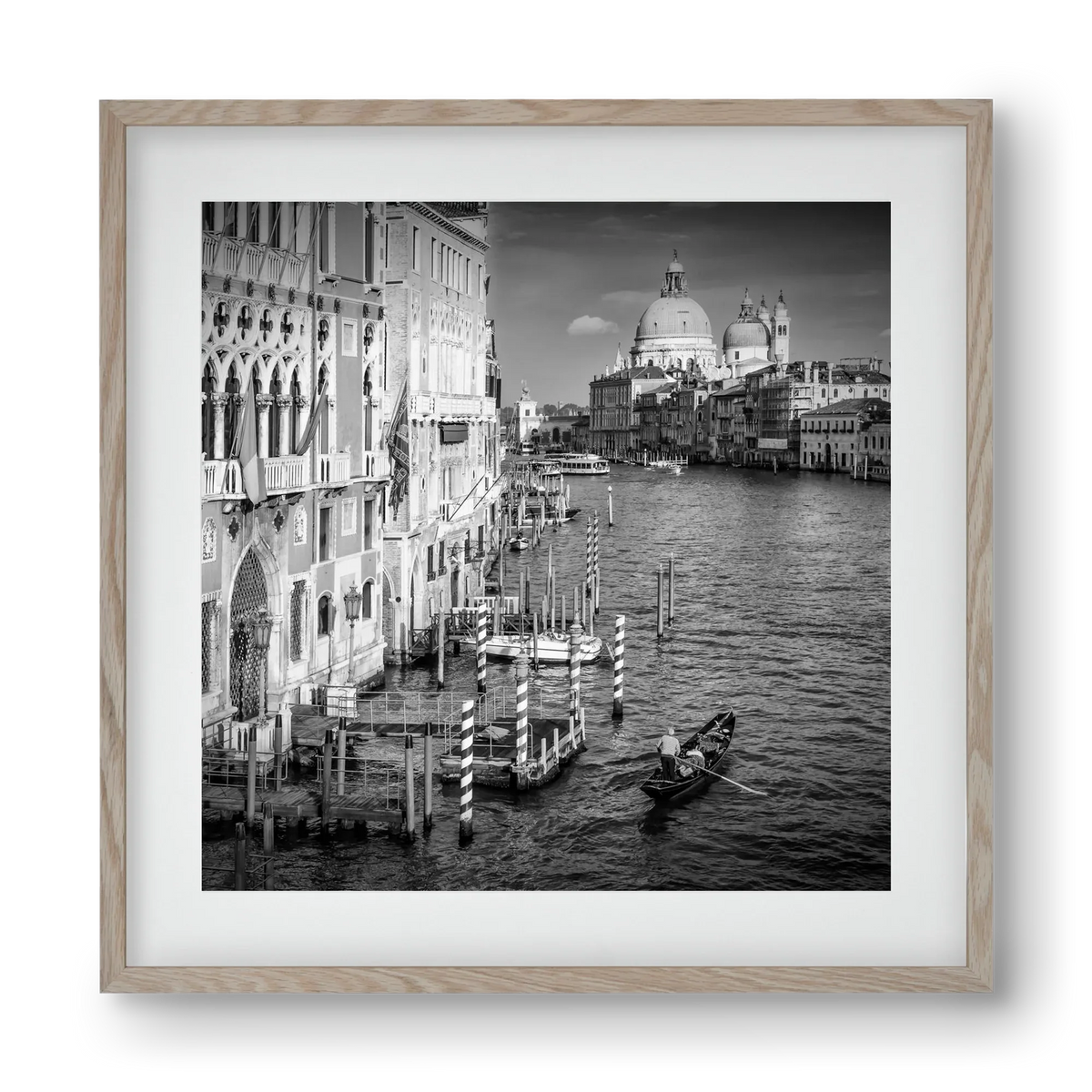 VENICE Canal Grande & Santa Maria della Salute | Monochrome - artbridge
