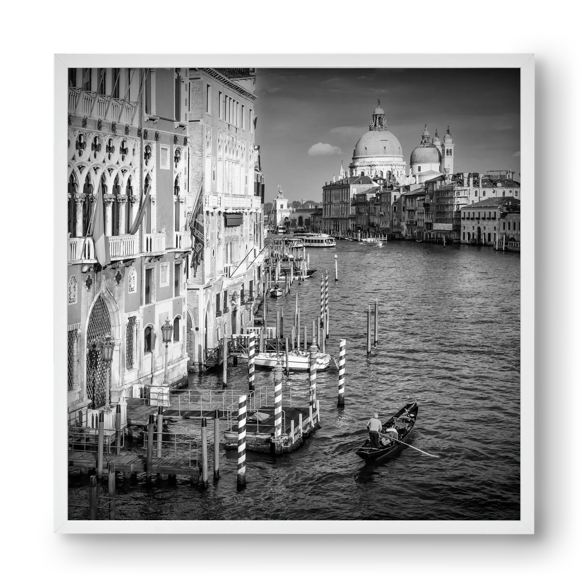 VENICE Canal Grande & Santa Maria della Salute | Monochrome - artbridge