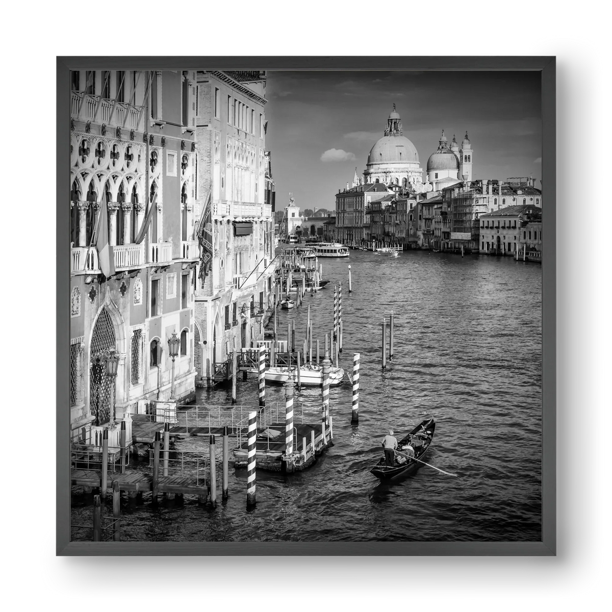 VENICE Canal Grande & Santa Maria della Salute | Monochrome - artbridge