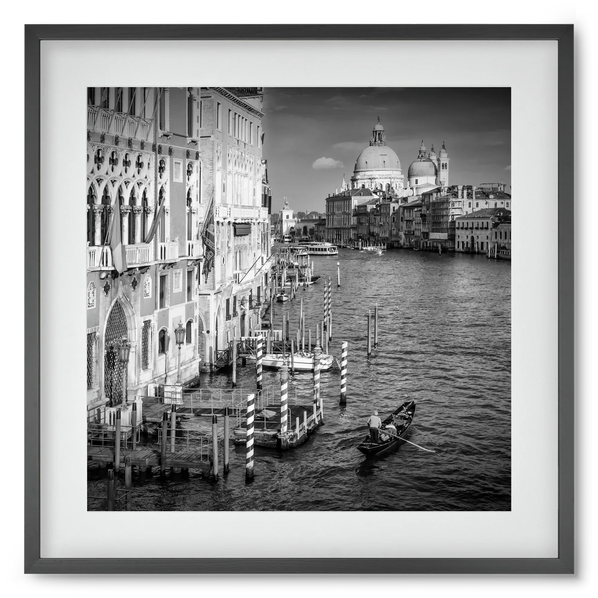 VENICE Canal Grande & Santa Maria della Salute | Monochrome - artbridge