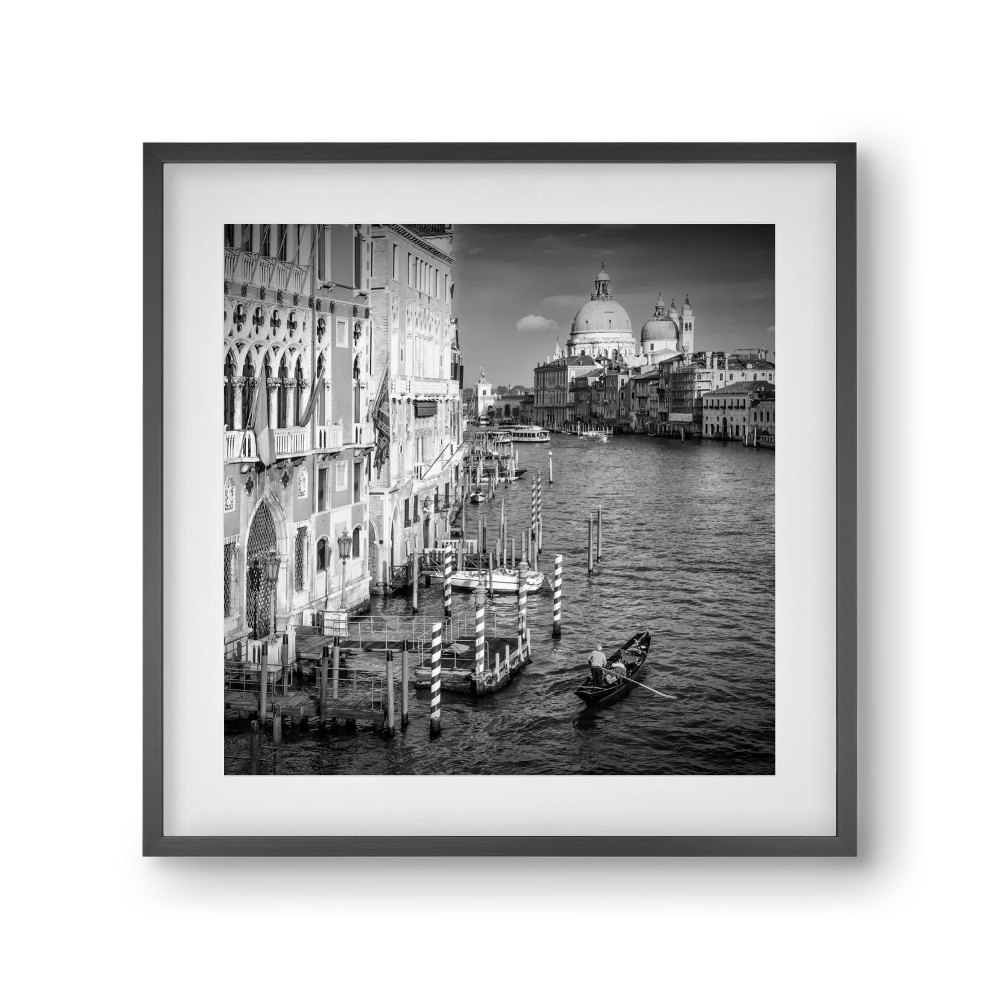 VENICE Canal Grande & Santa Maria della Salute | Monochrome - artbridge