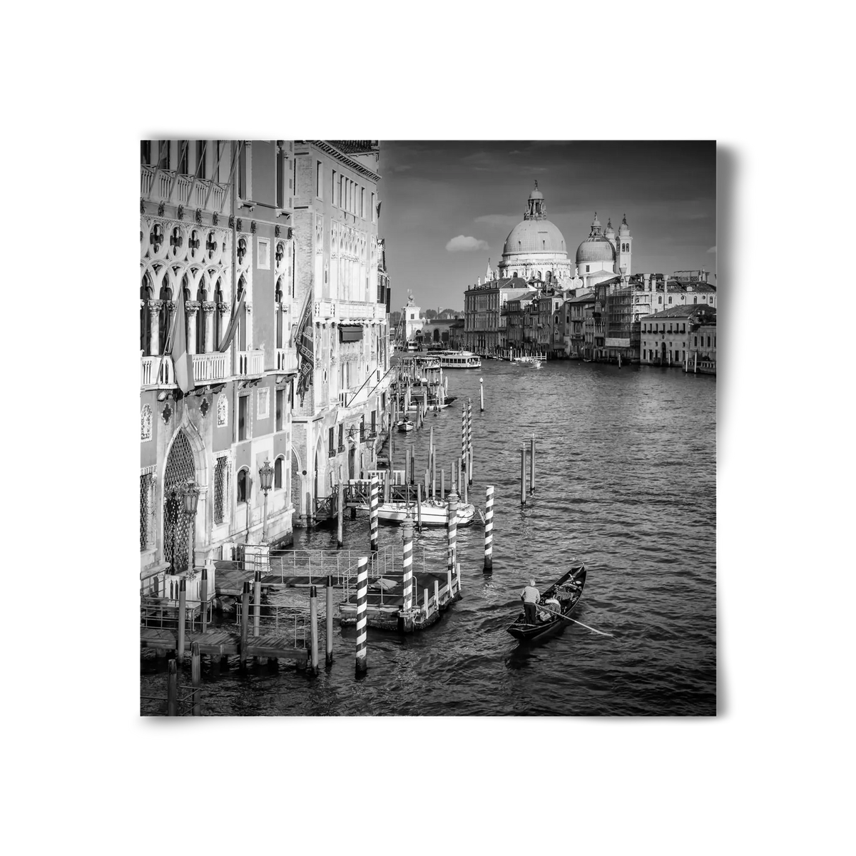 VENICE Canal Grande & Santa Maria della Salute | Monochrome - artbridge