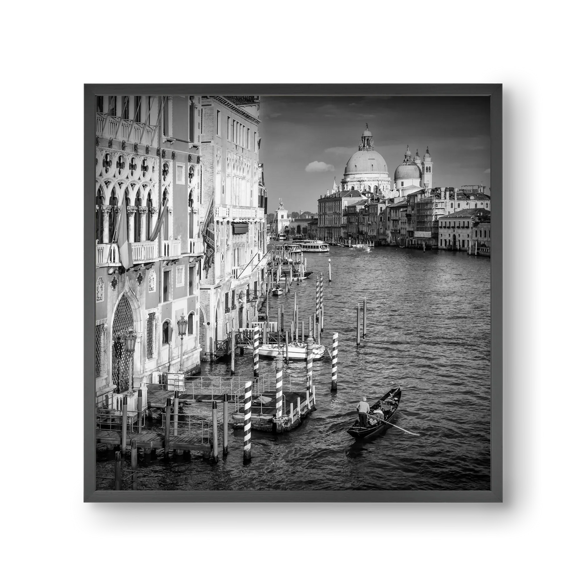 VENICE Canal Grande & Santa Maria della Salute | Monochrome - artbridge