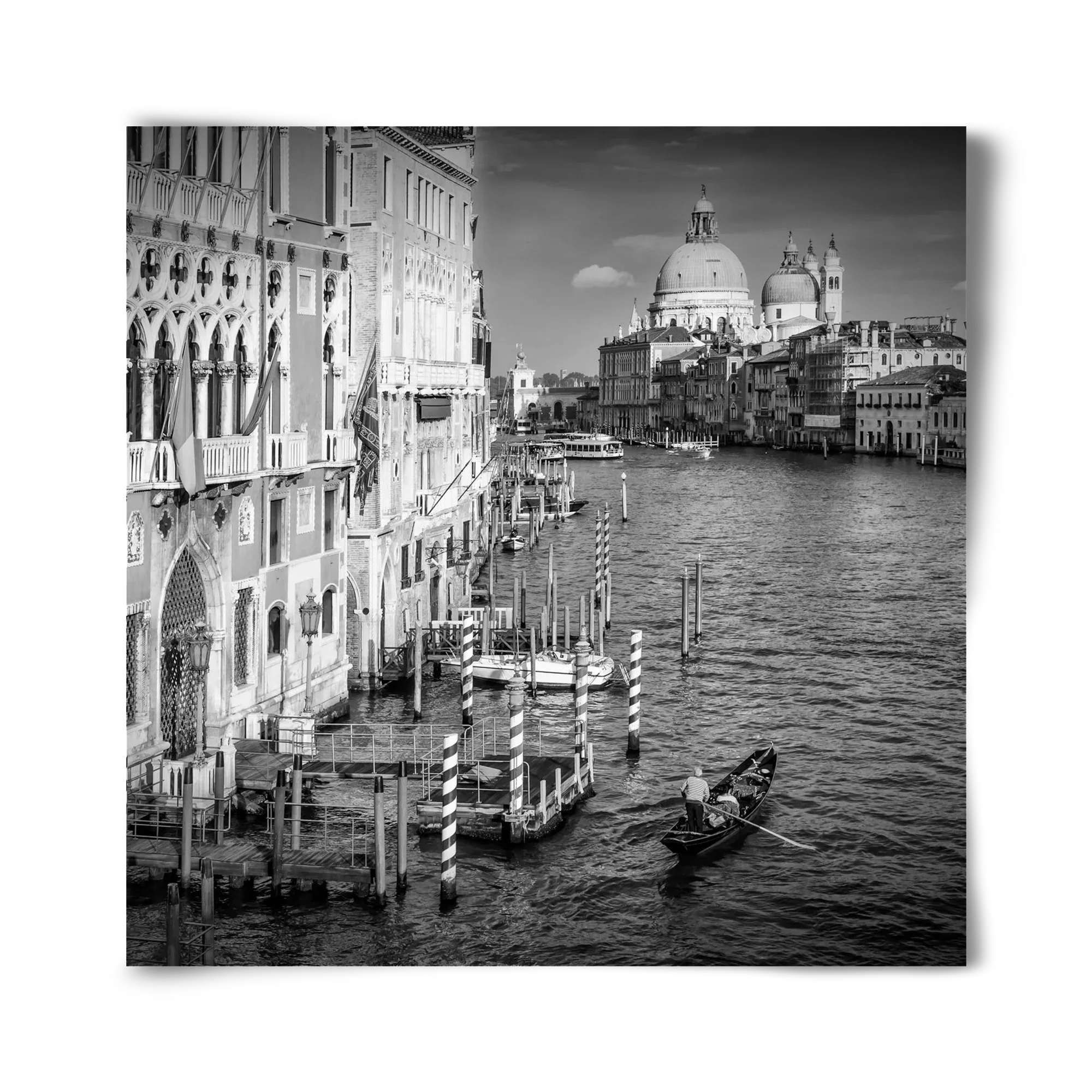 VENICE Canal Grande & Santa Maria della Salute | Monochrome - artbridge