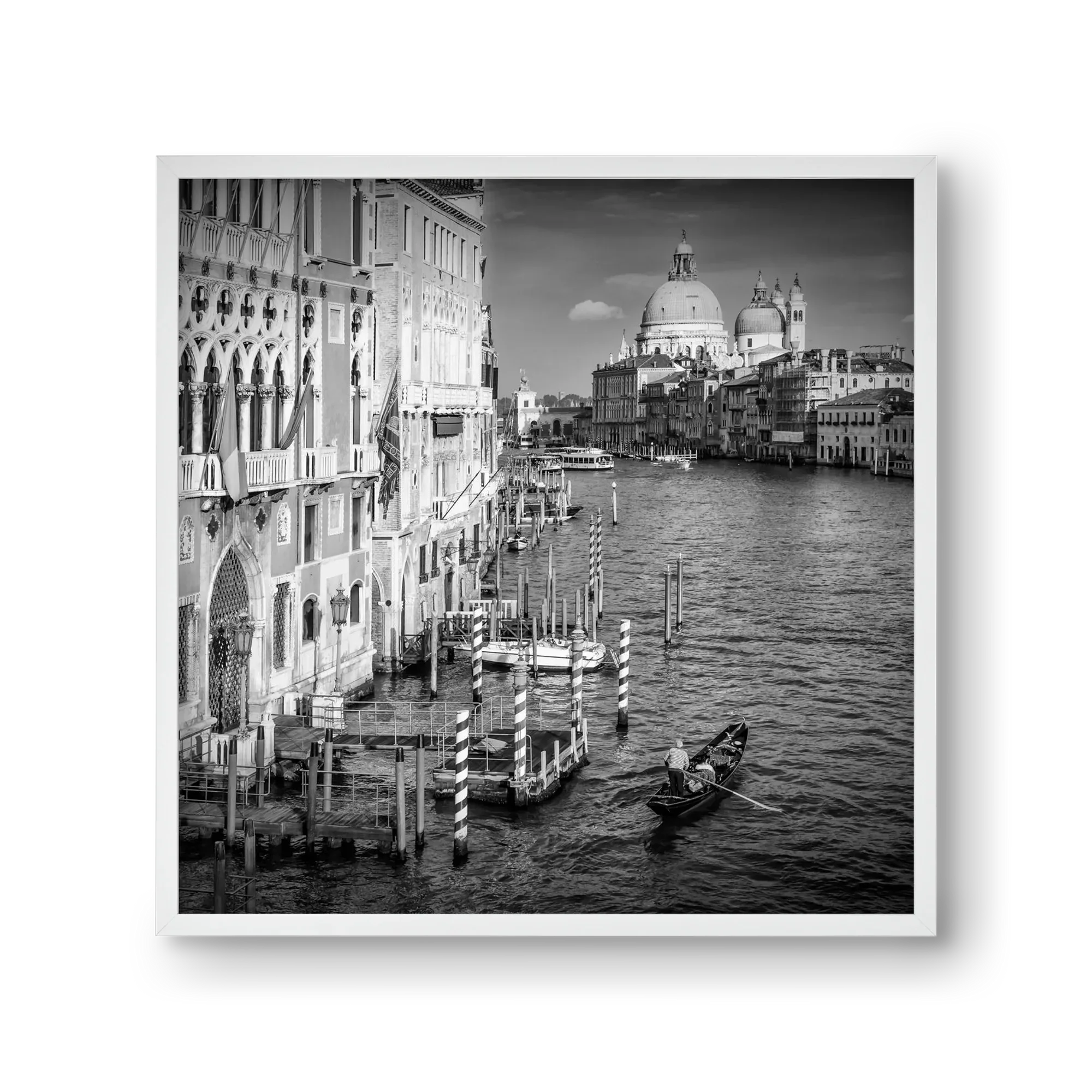 VENICE Canal Grande & Santa Maria della Salute | Monochrome - artbridge