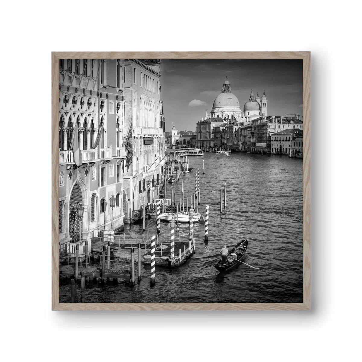 VENICE Canal Grande & Santa Maria della Salute | Monochrome - artbridge