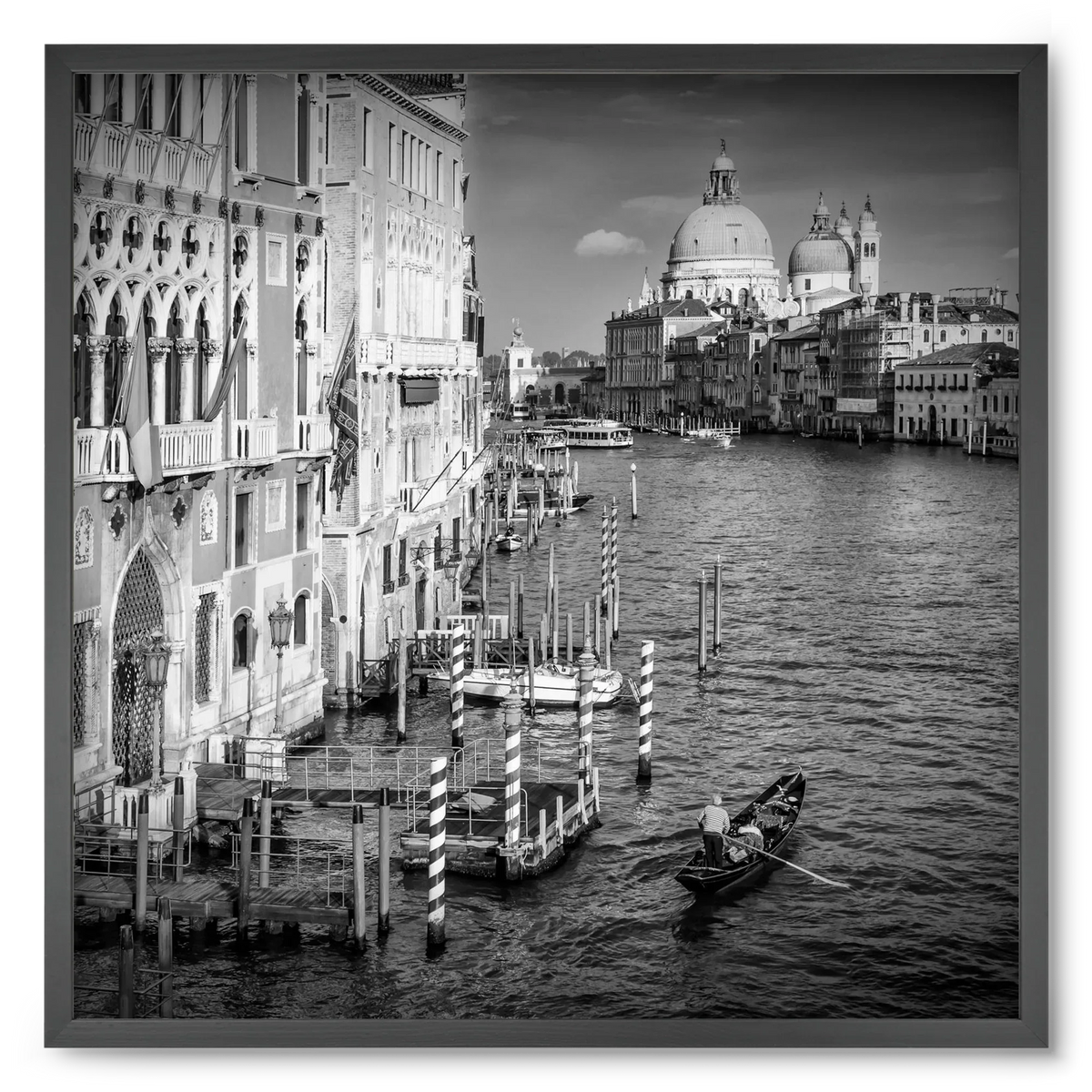 VENICE Canal Grande & Santa Maria della Salute | Monochrome - artbridge