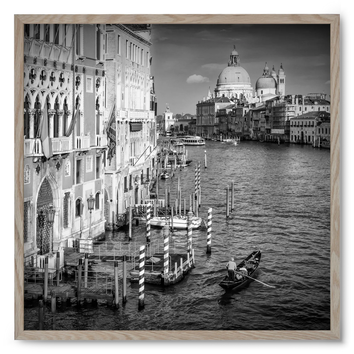 VENICE Canal Grande & Santa Maria della Salute | Monochrome - artbridge