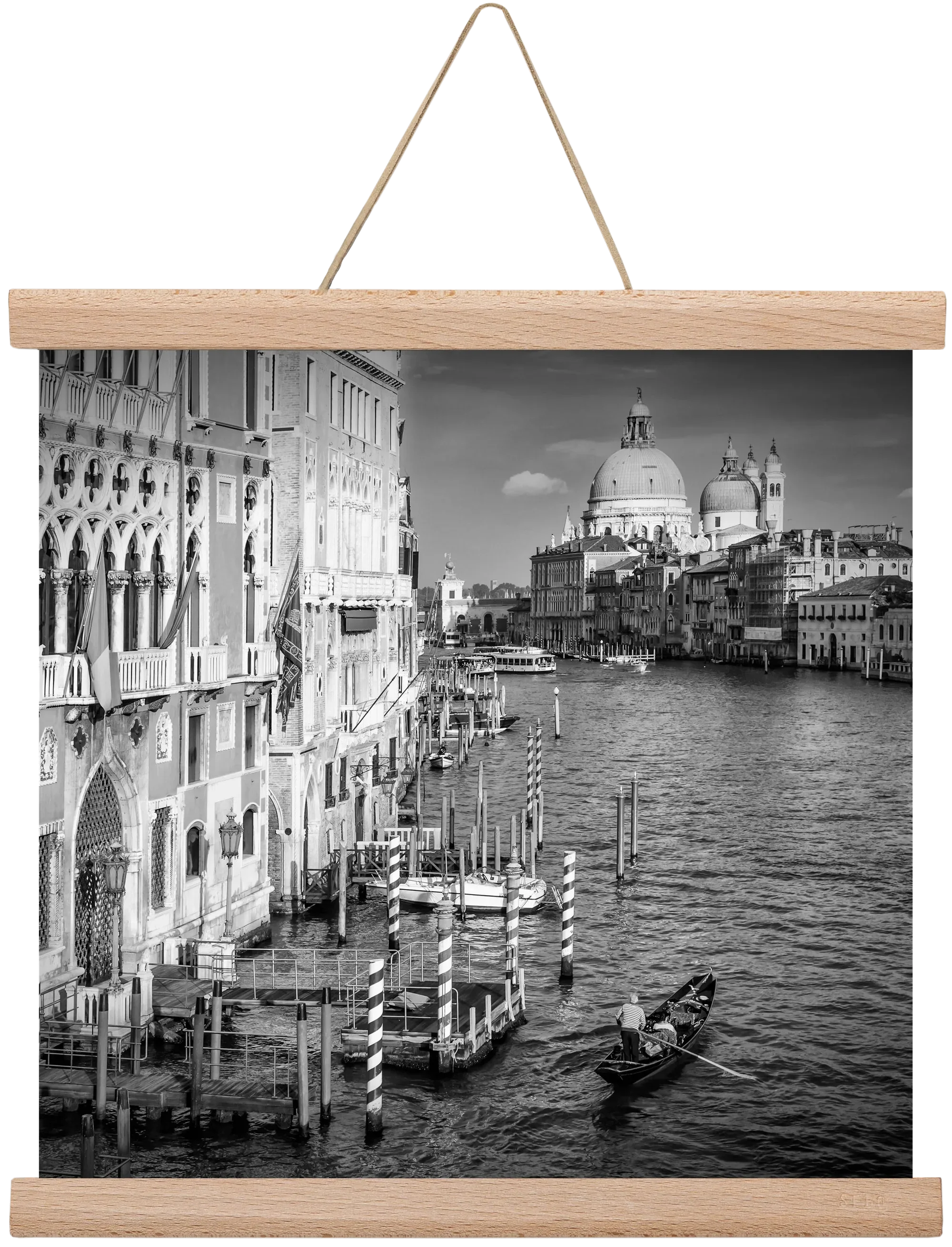 VENICE Canal Grande & Santa Maria della Salute | Monochrome - artbridge