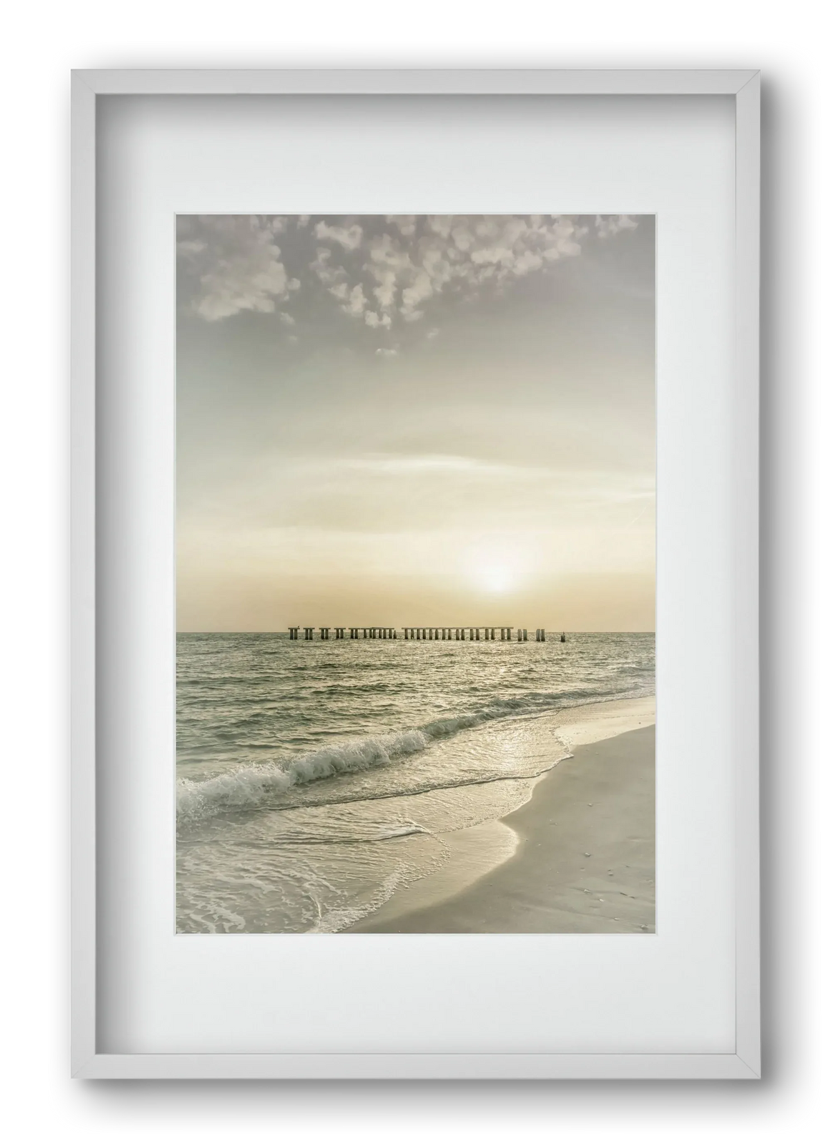 Gasparilla Island Sunset | Vintage - artbridge