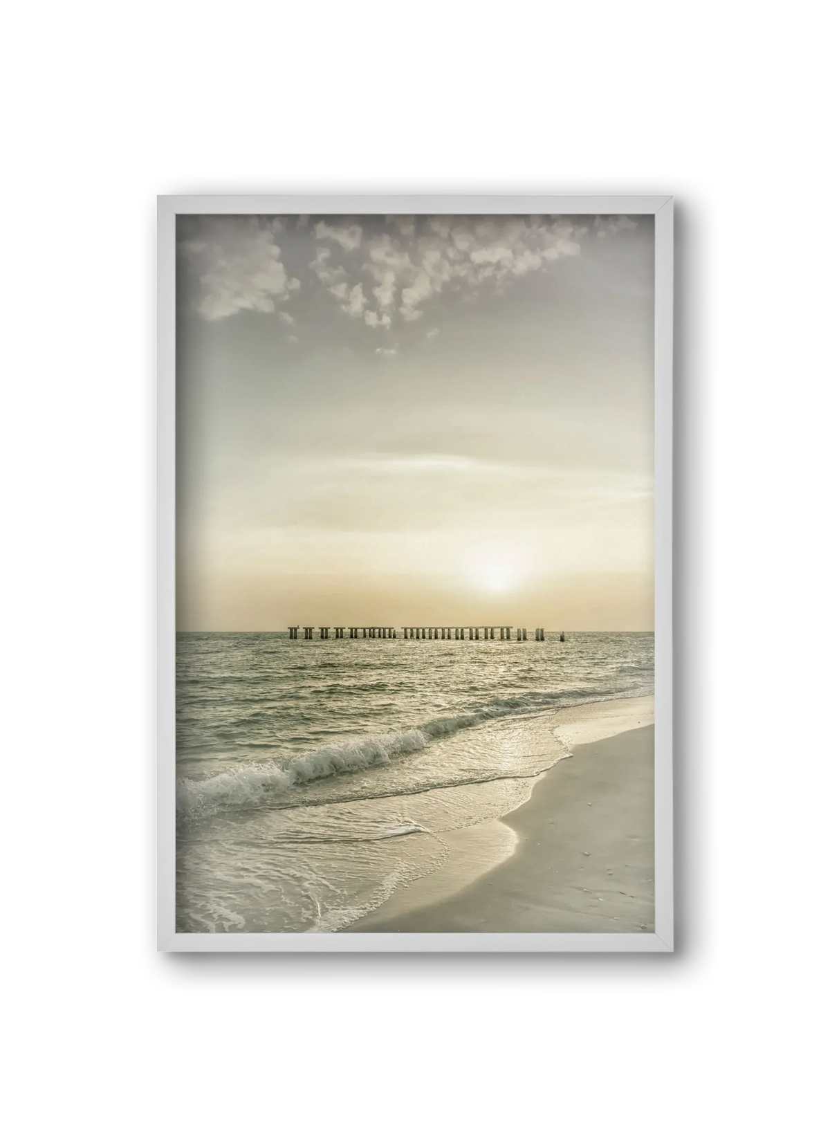Gasparilla Island Sunset | Vintage - artbridge
