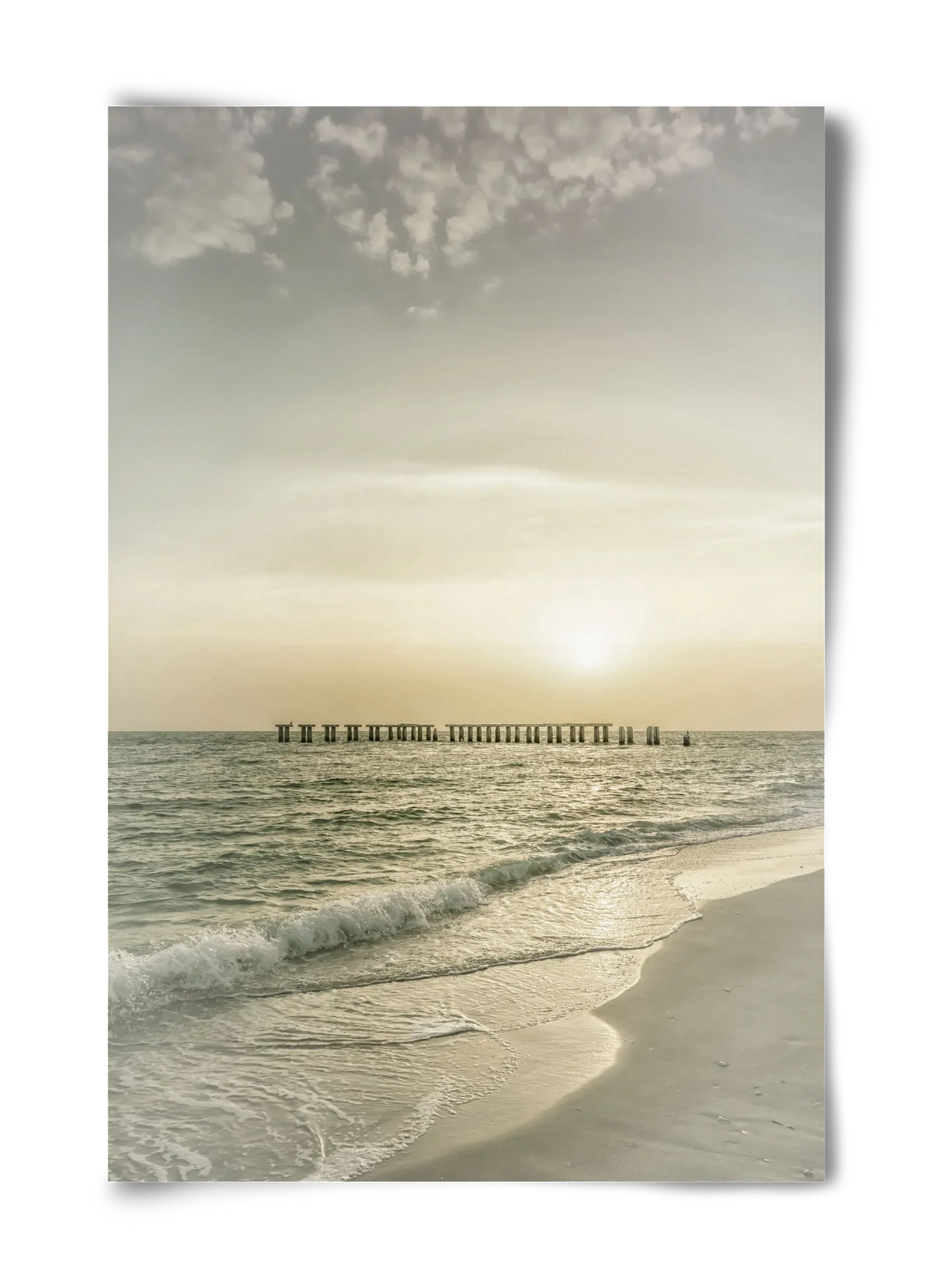 Gasparilla Island Sunset | Vintage - artbridge