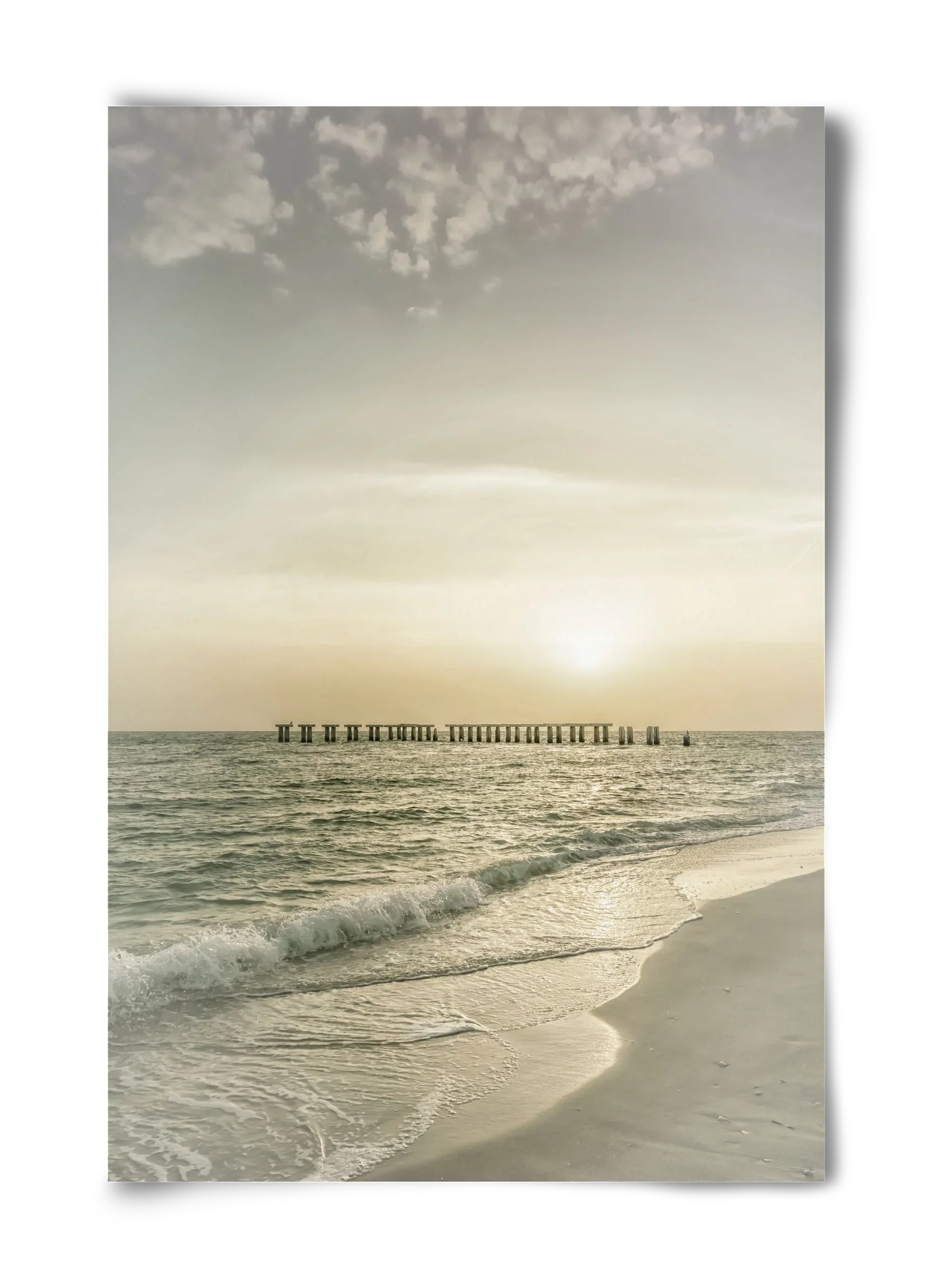 Gasparilla Island Sunset | Vintage - artbridge