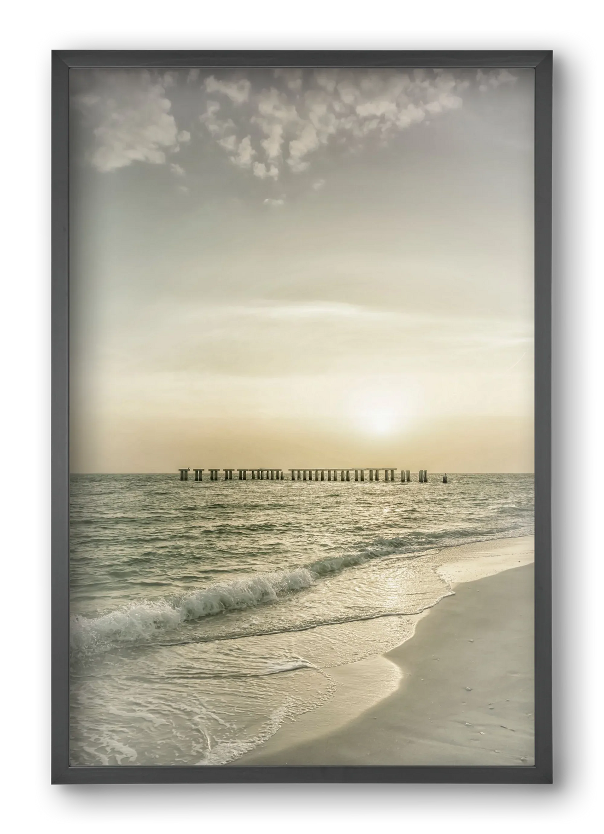 Gasparilla Island Sunset | Vintage - artbridge