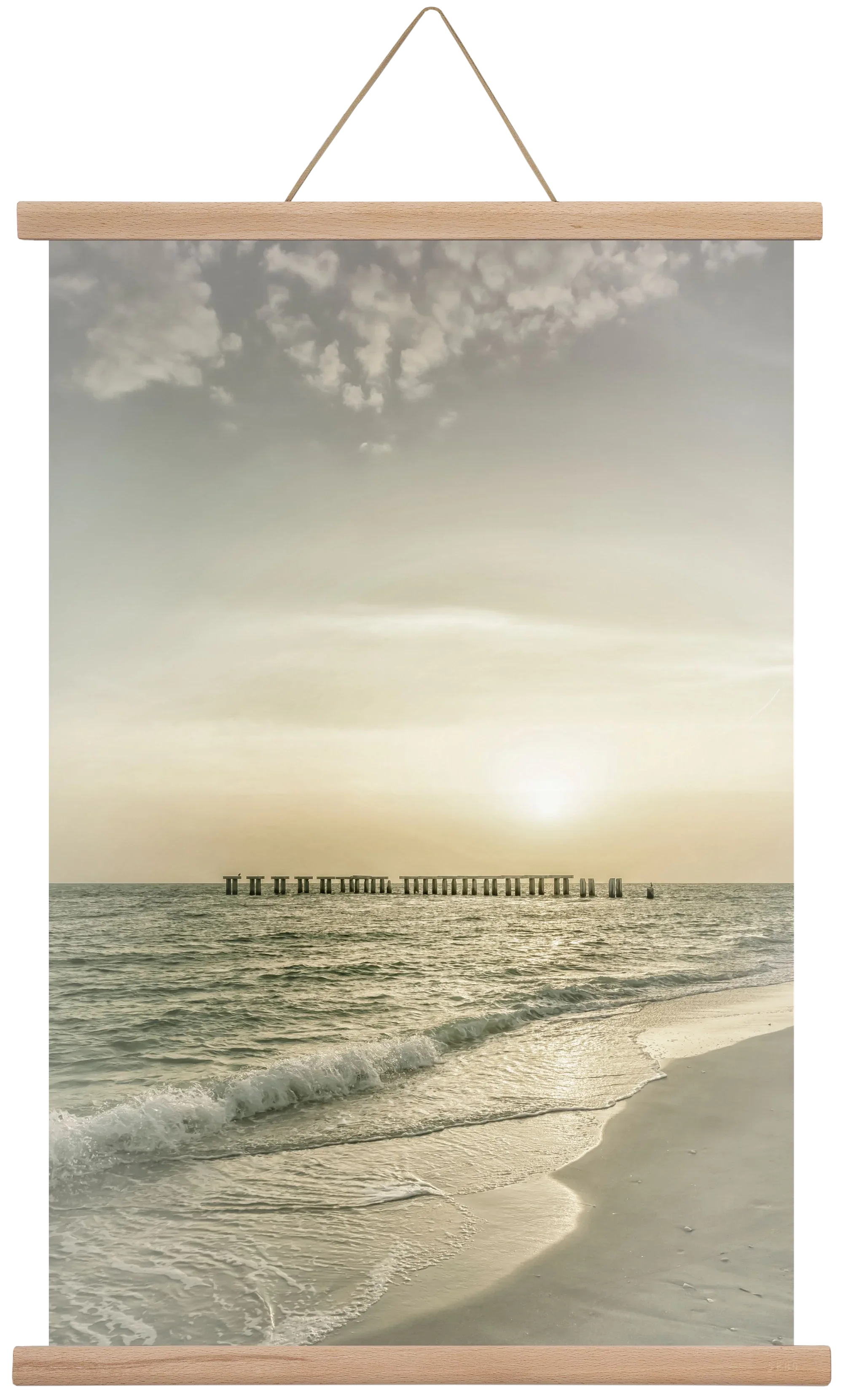 Gasparilla Island Sunset | Vintage - artbridge