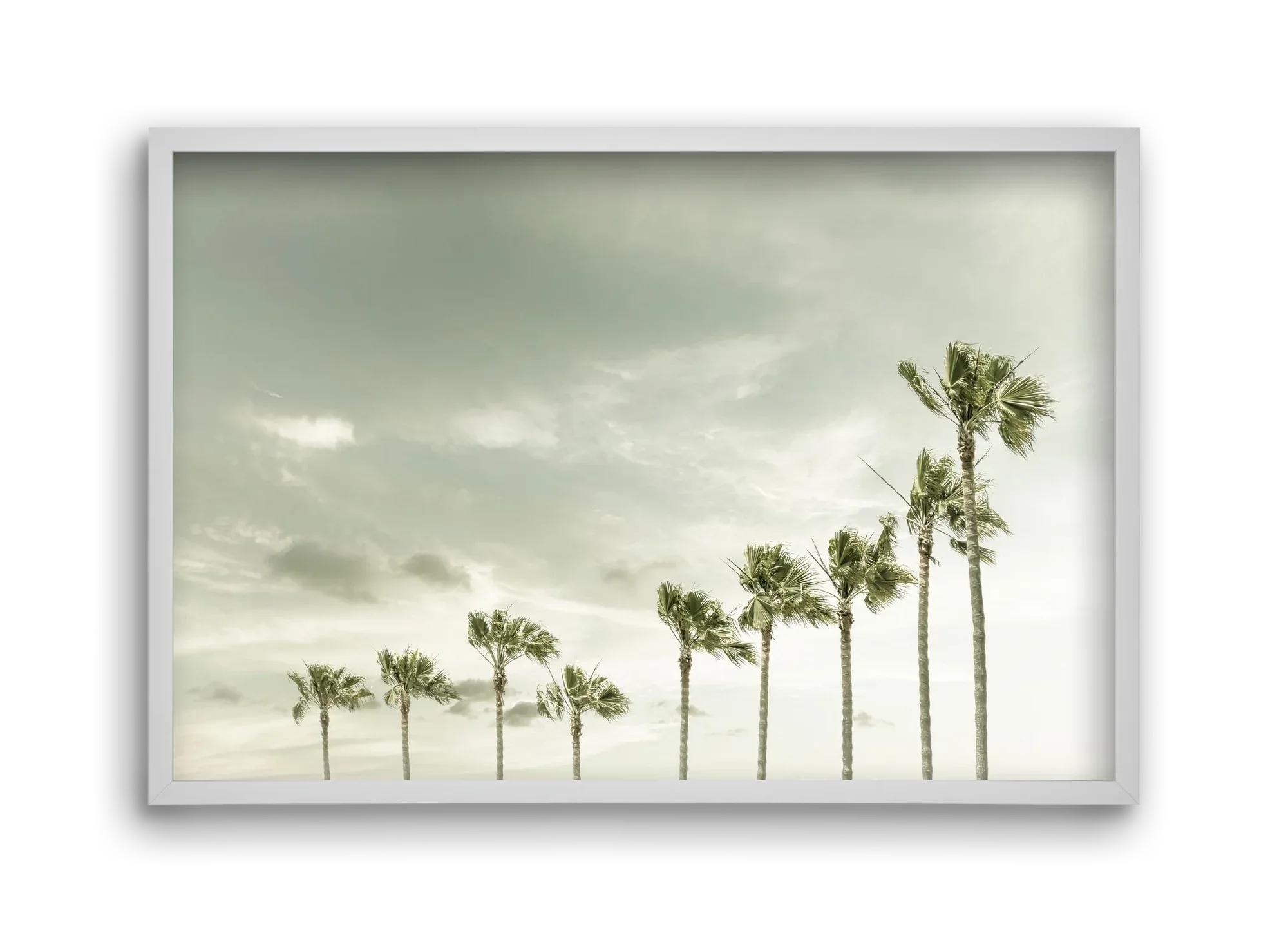 Vintage Palm Trees at the beach - artbridge