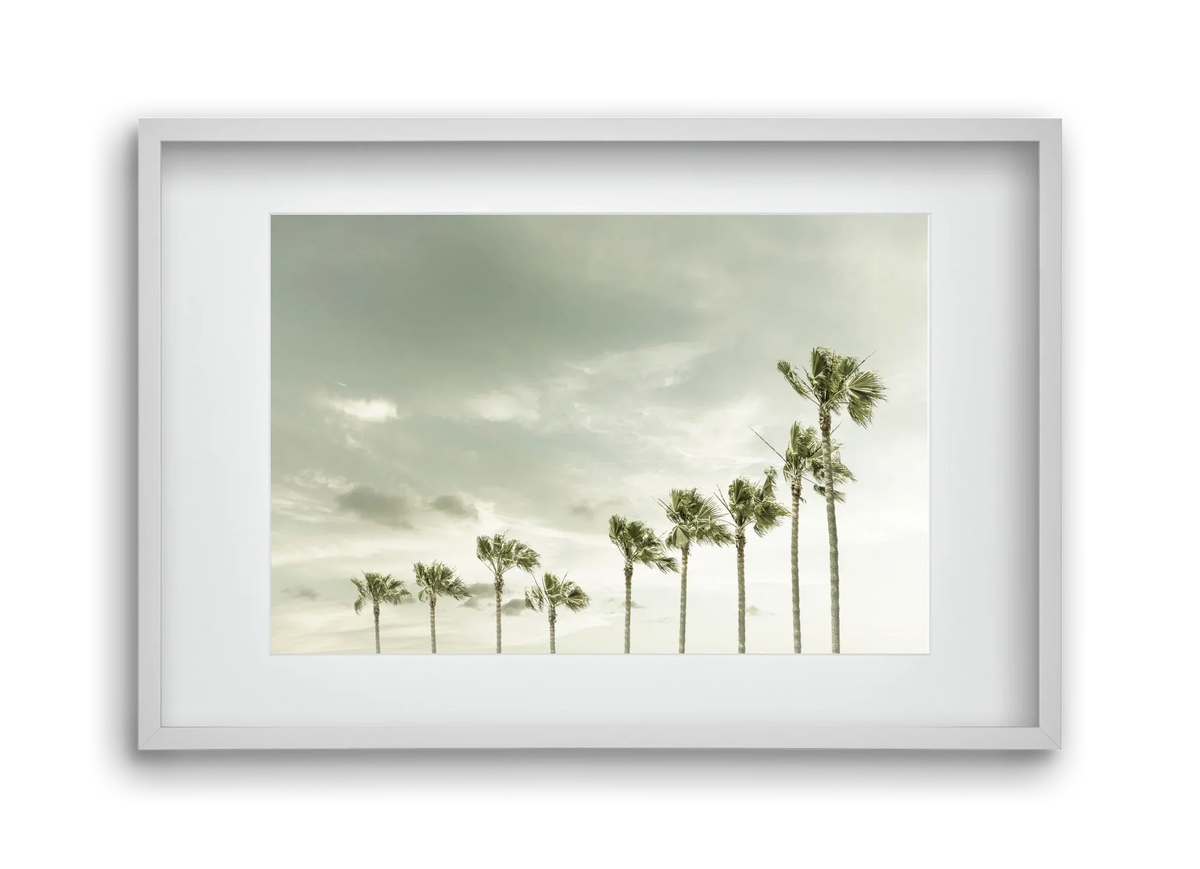 Vintage Palm Trees at the beach - artbridge