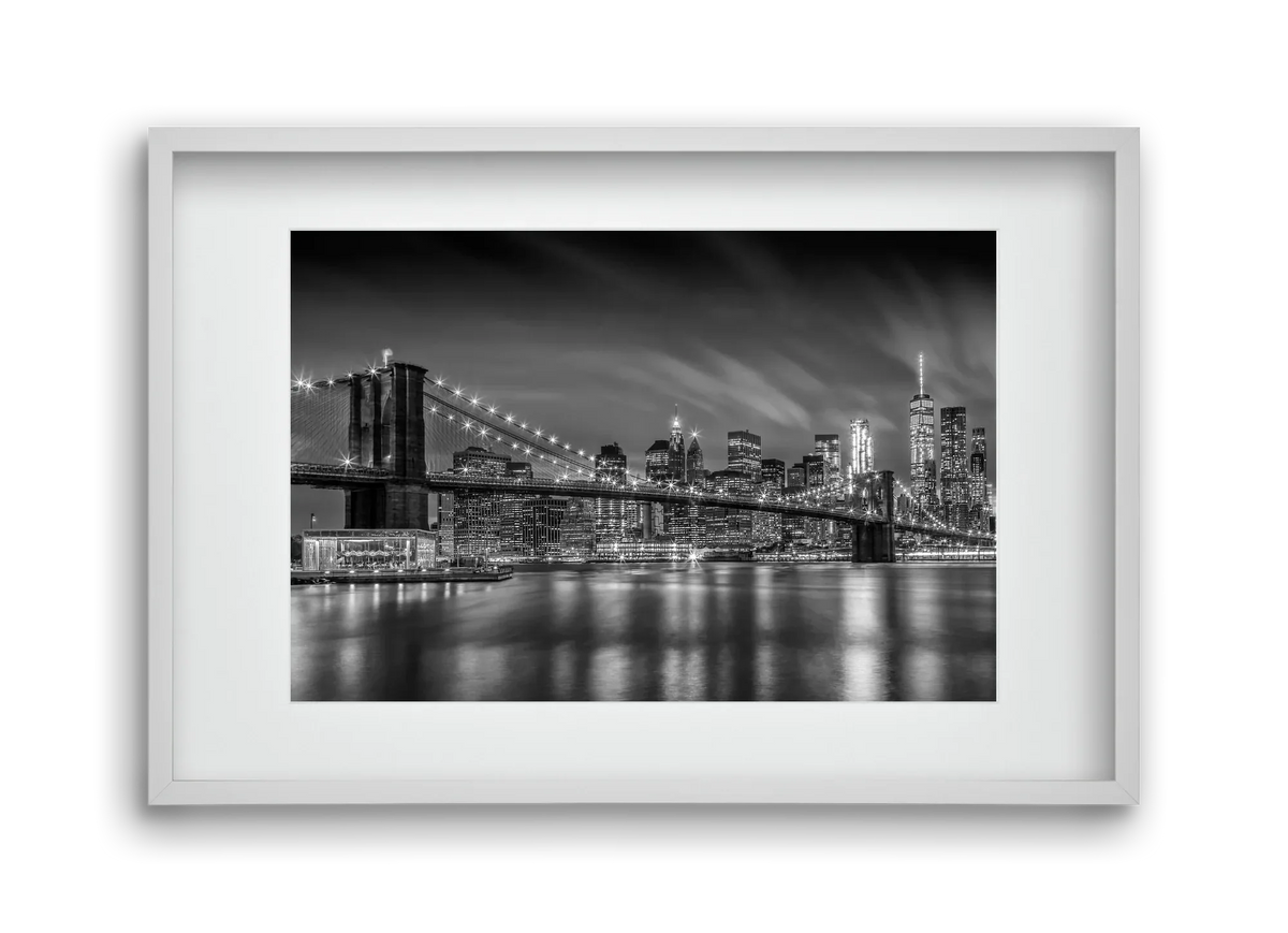 BROOKLYN BRIDGE Nightly Impressions | Monochrome - artbridge