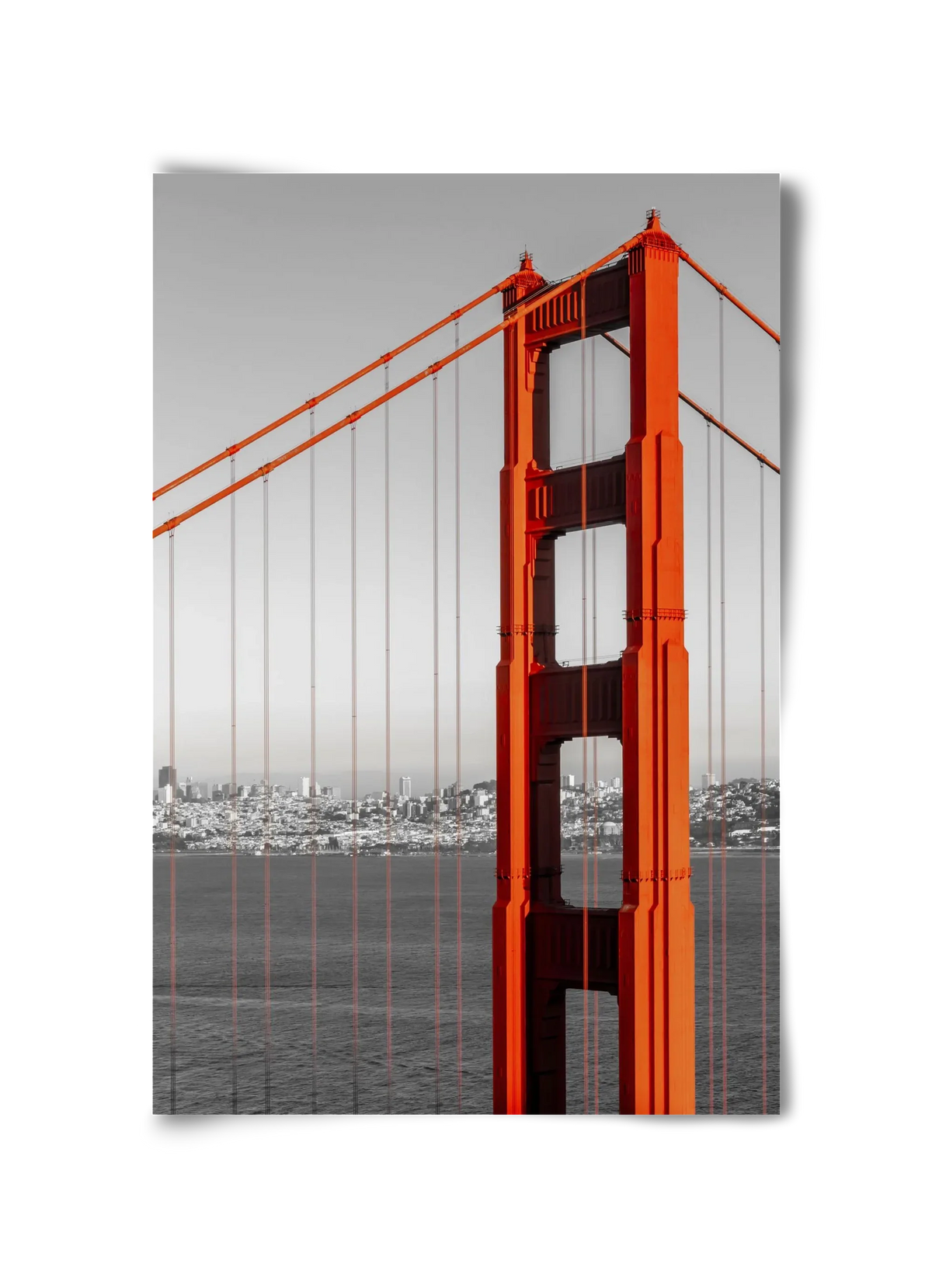SAN FRANCISCO Golden Gate Bridge | color pop - artbridge