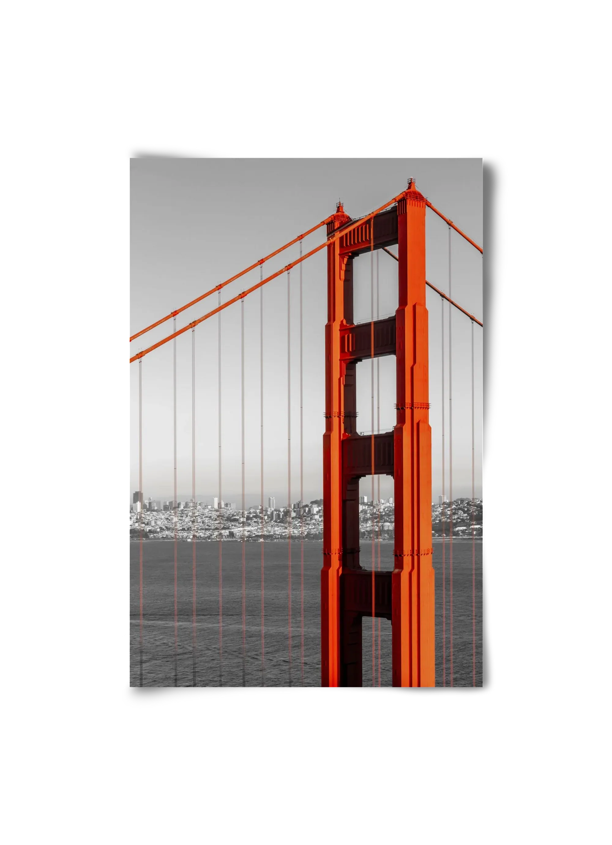 SAN FRANCISCO Golden Gate Bridge | color pop - artbridge