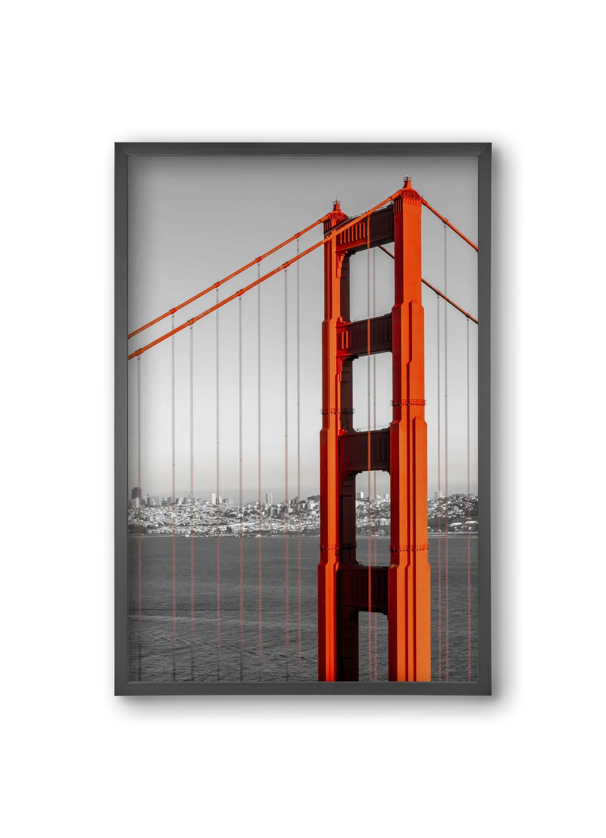 SAN FRANCISCO Golden Gate Bridge | color pop - artbridge