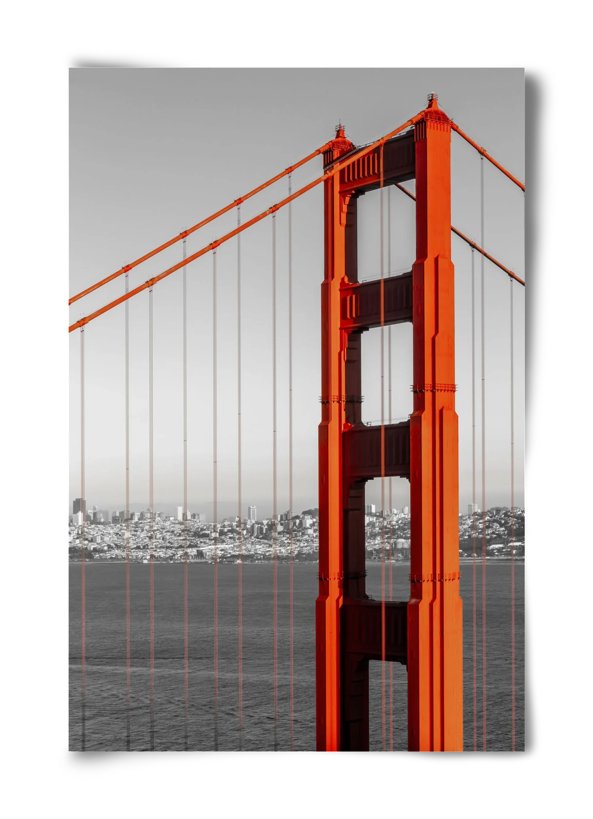 SAN FRANCISCO Golden Gate Bridge | color pop - artbridge