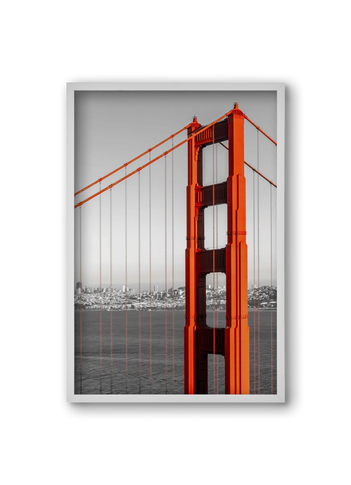 SAN FRANCISCO Golden Gate Bridge | color pop - artbridge