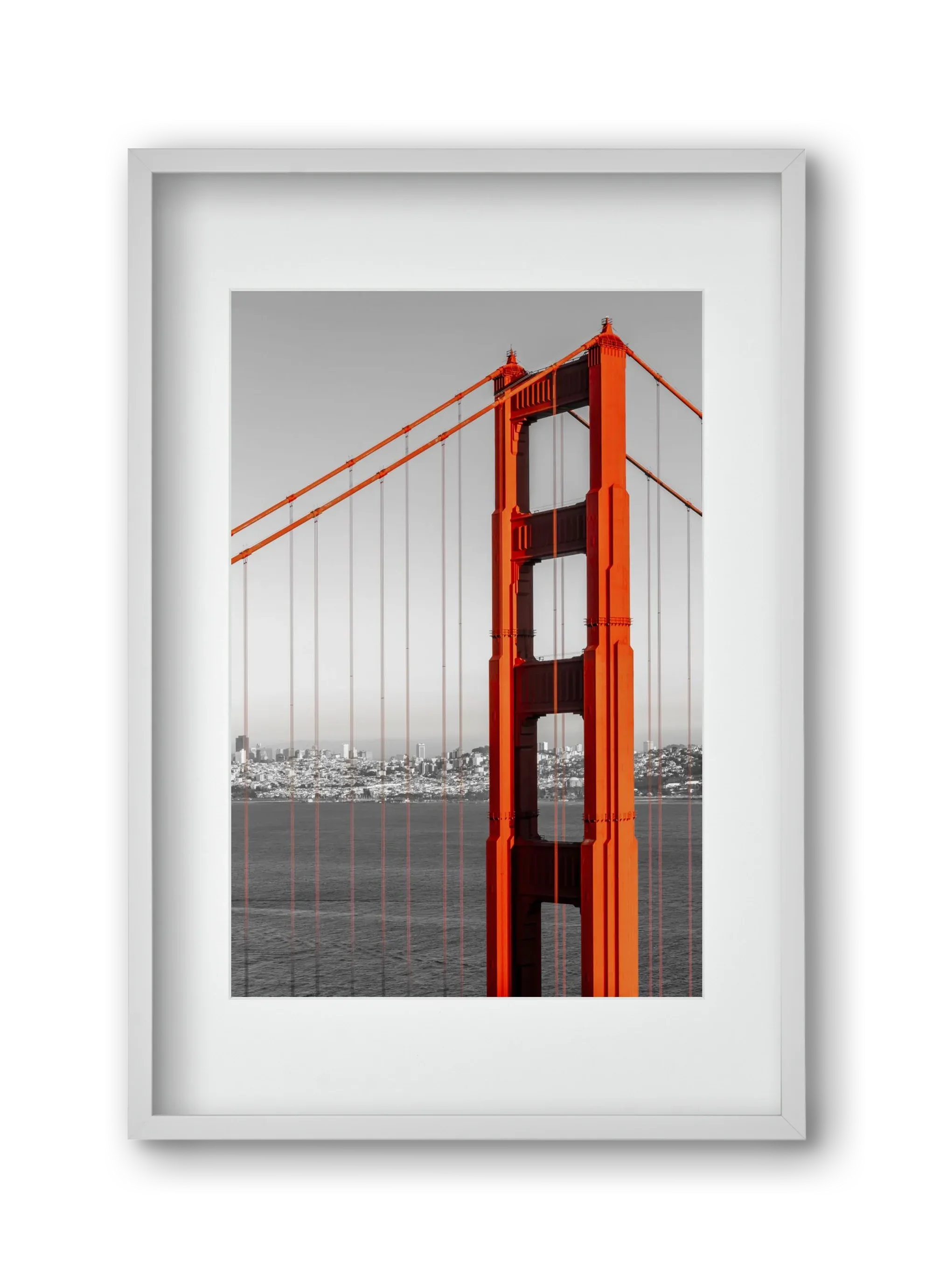 SAN FRANCISCO Golden Gate Bridge | color pop - artbridge