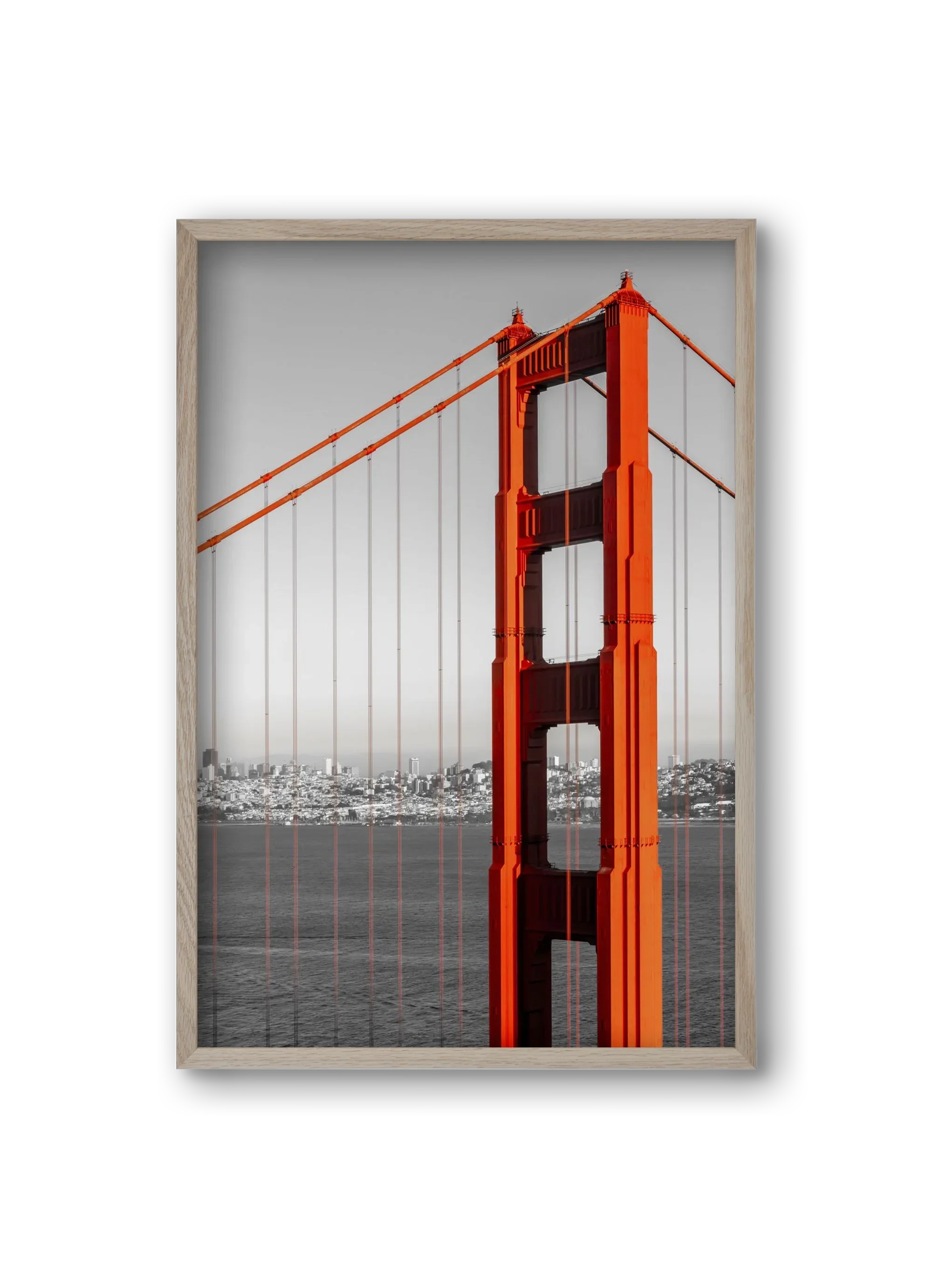 SAN FRANCISCO Golden Gate Bridge | color pop - artbridge
