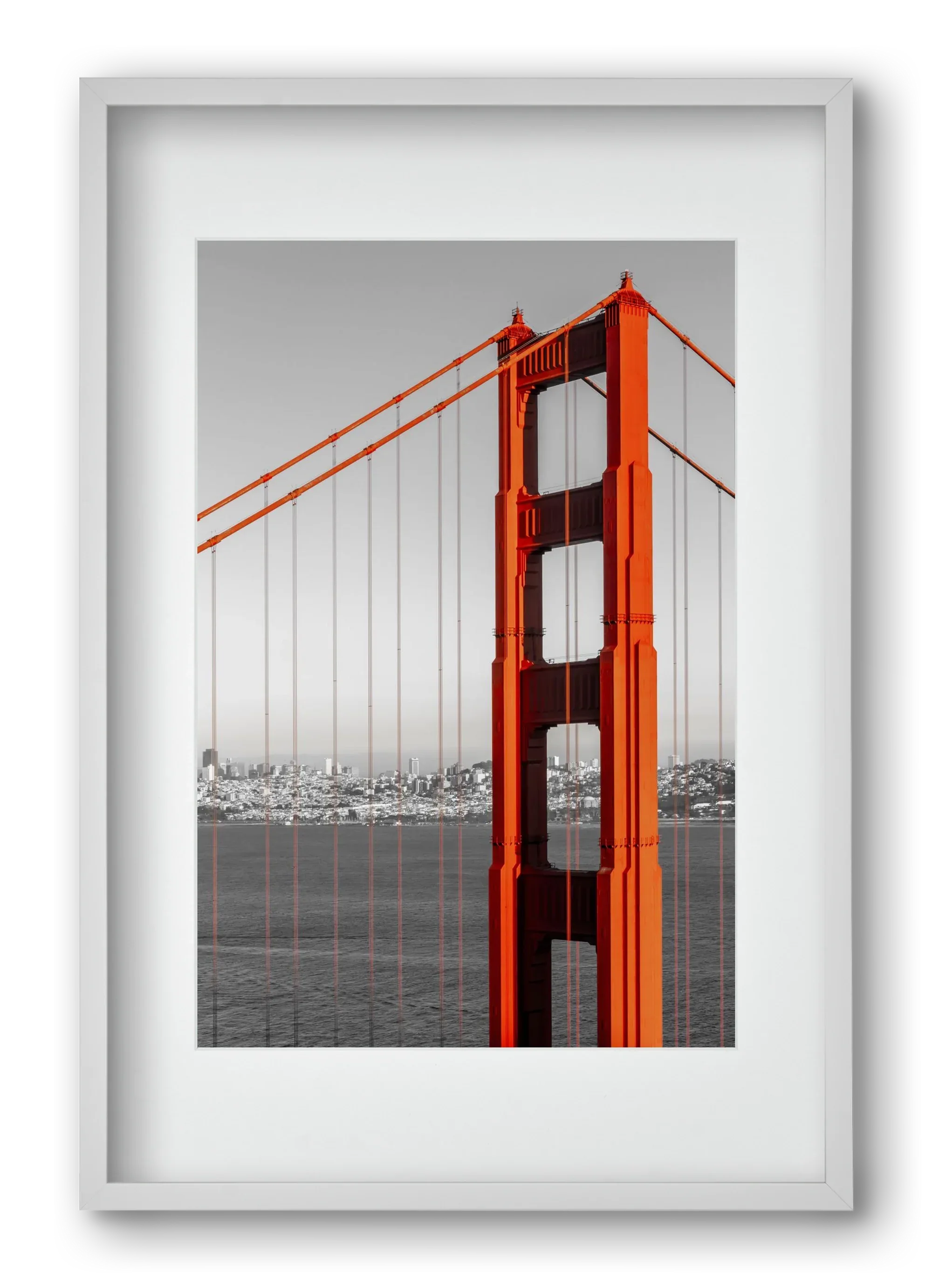 SAN FRANCISCO Golden Gate Bridge | color pop - artbridge
