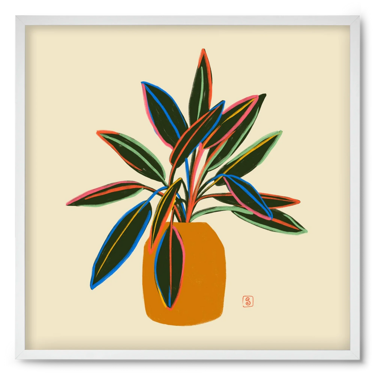PLANT WITH COLOURFUL LEAVES - artbridge