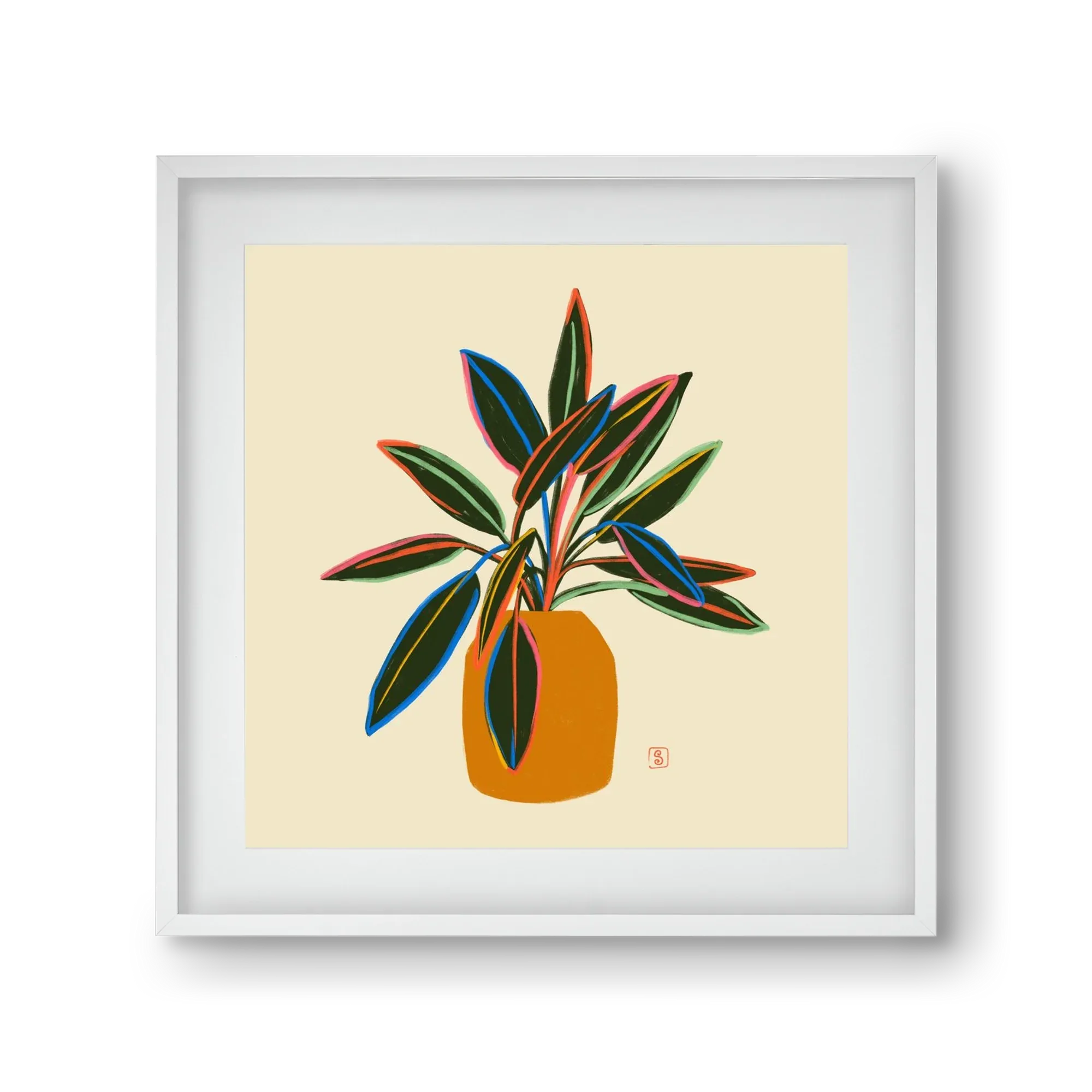 PLANT WITH COLOURFUL LEAVES - artbridge