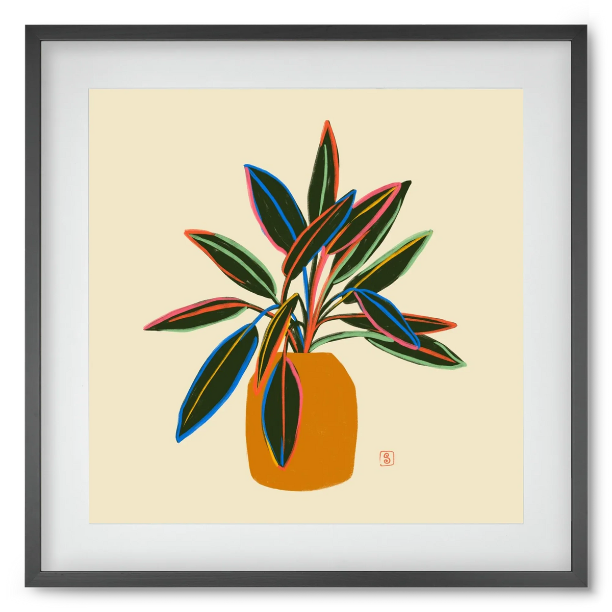 PLANT WITH COLOURFUL LEAVES - artbridge