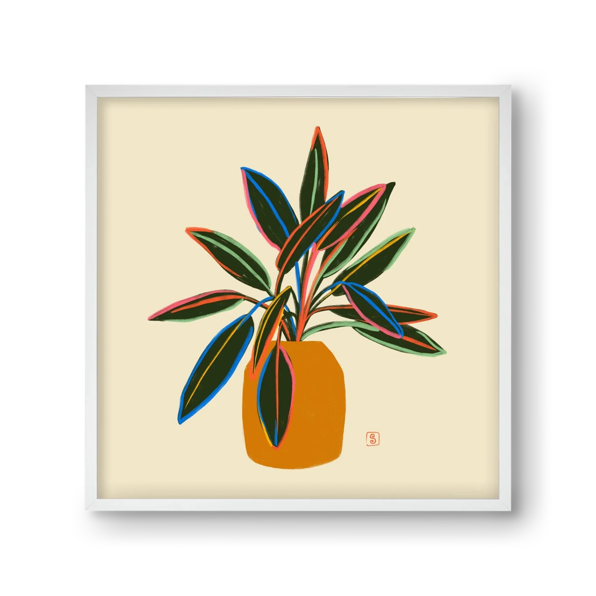 PLANT WITH COLOURFUL LEAVES - artbridge